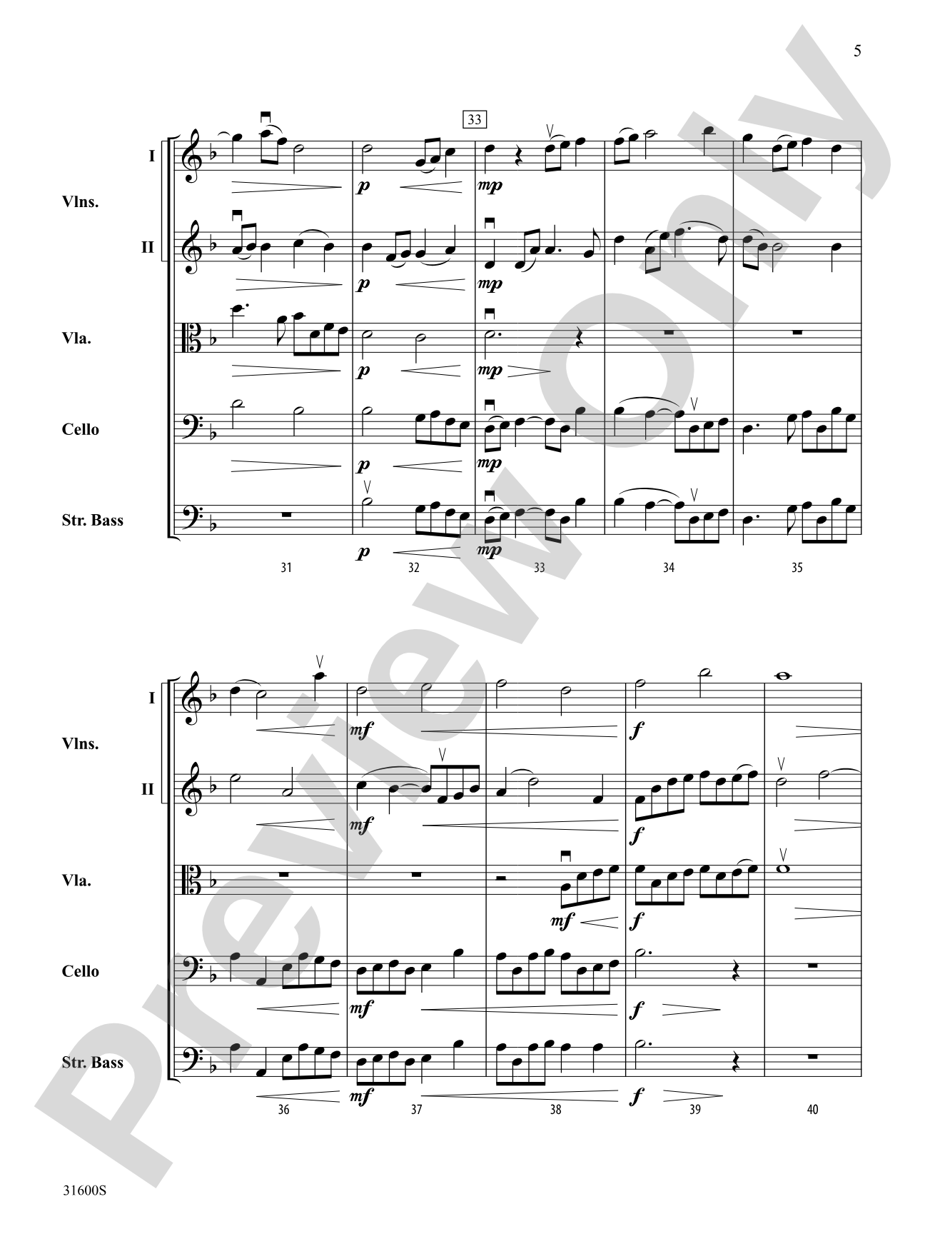 A Hero's Welcome: String Orchestra Conductor Score & Parts