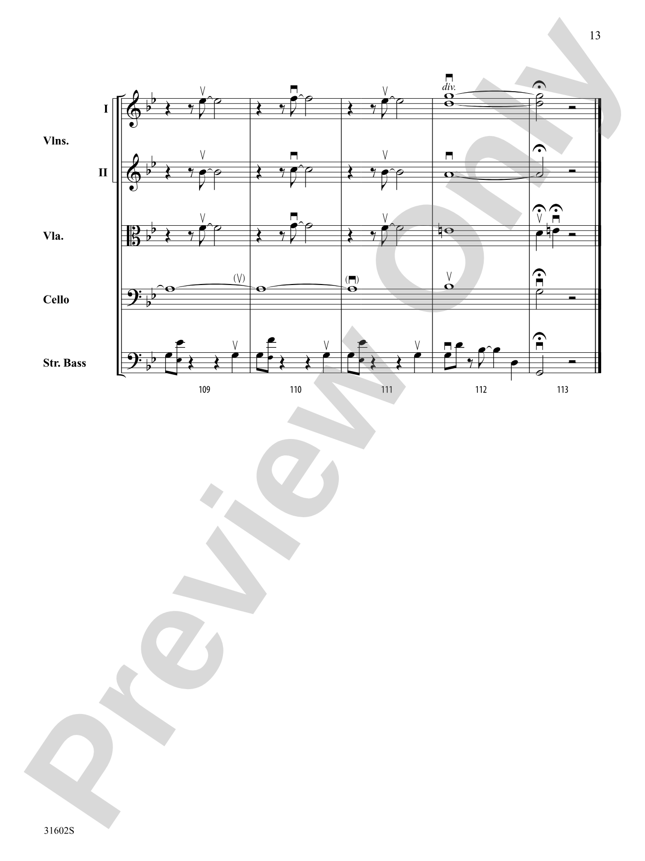 Mercurius: String Orchestra Conductor Score & Parts