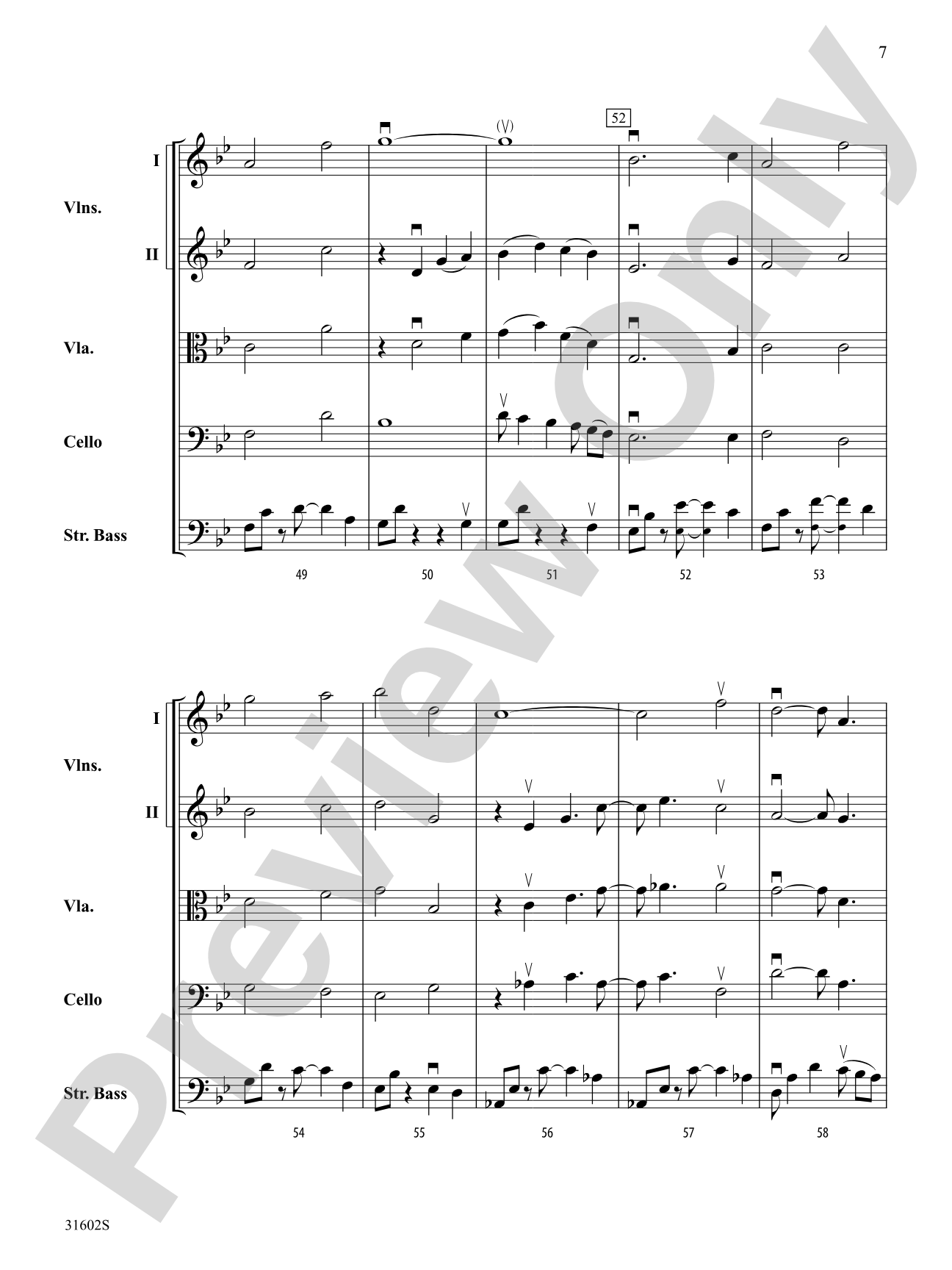Mercurius: String Orchestra Conductor Score & Parts