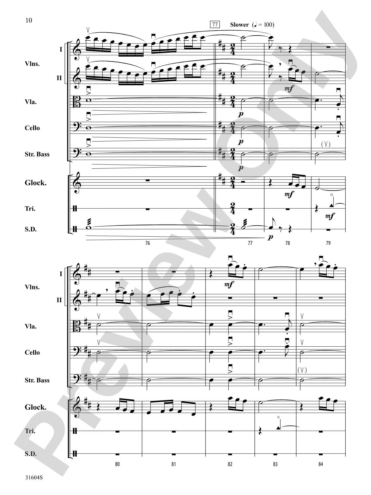 I Saw Three Ships: String Orchestra Conductor Score & Parts