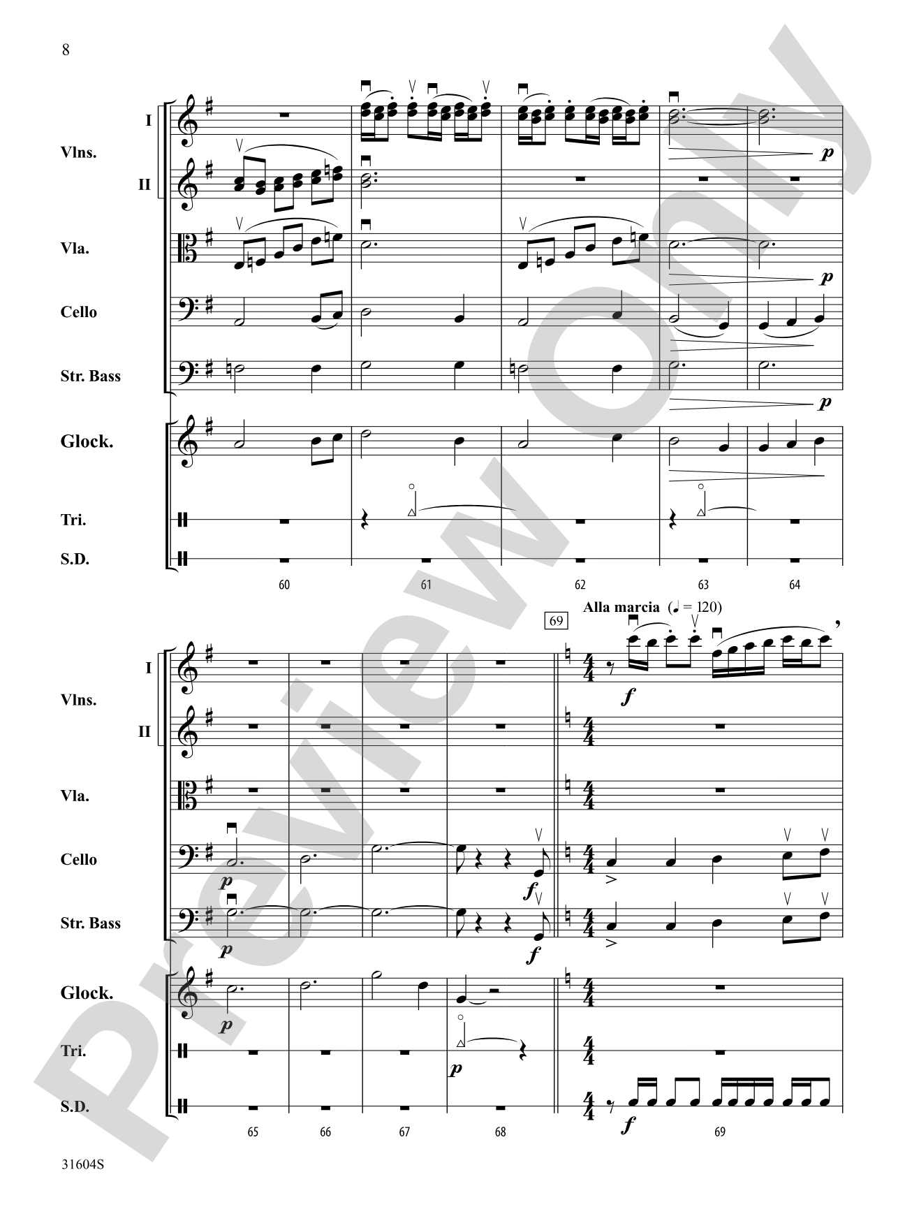I Saw Three Ships: String Orchestra Conductor Score & Parts