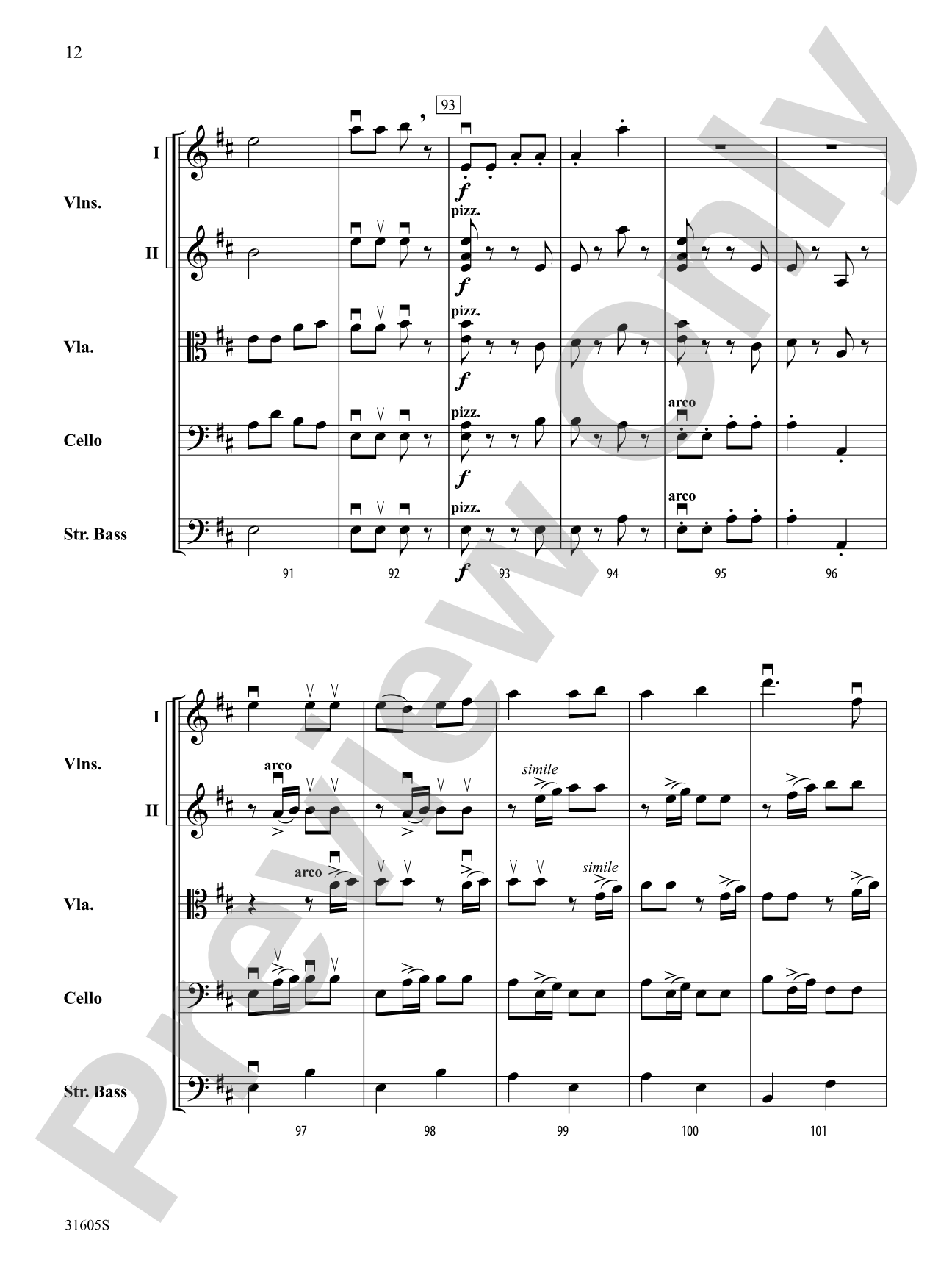 Mist Shrouded Memories: String Orchestra Conductor Score & Parts