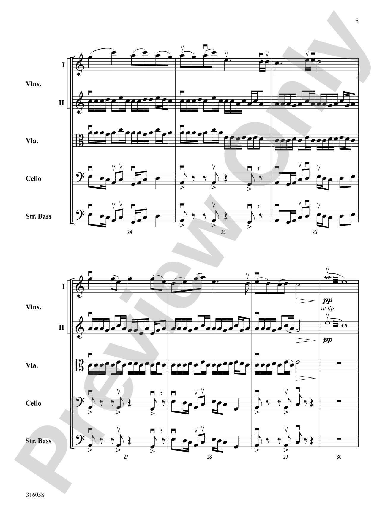 Mist Shrouded Memories: String Orchestra Conductor Score & Parts
