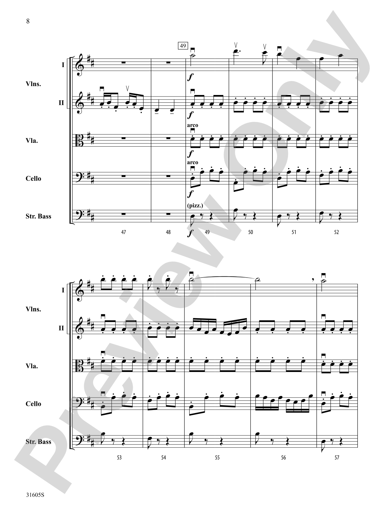 Mist Shrouded Memories: String Orchestra Conductor Score & Parts