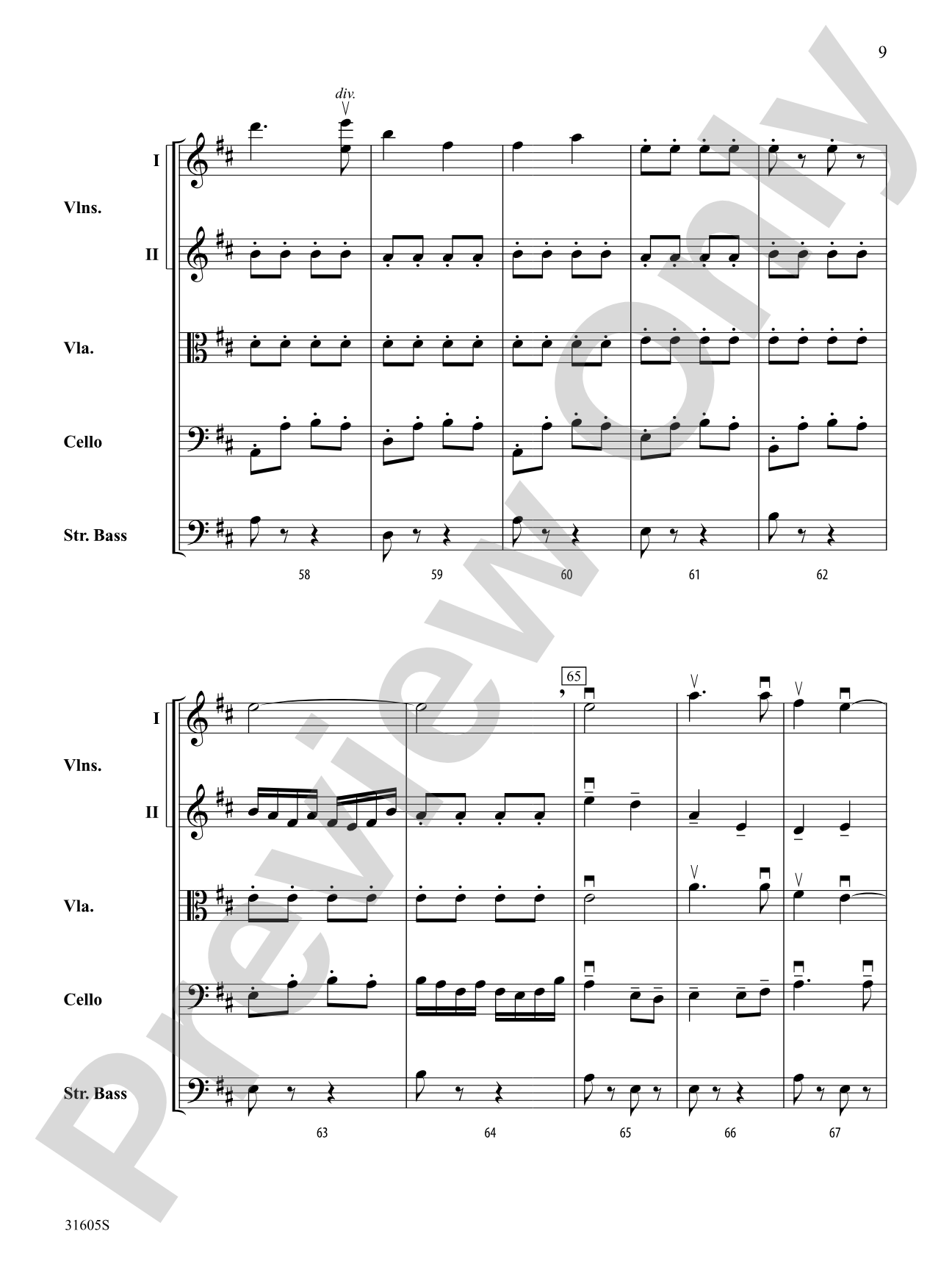 Mist Shrouded Memories: String Orchestra Conductor Score & Parts