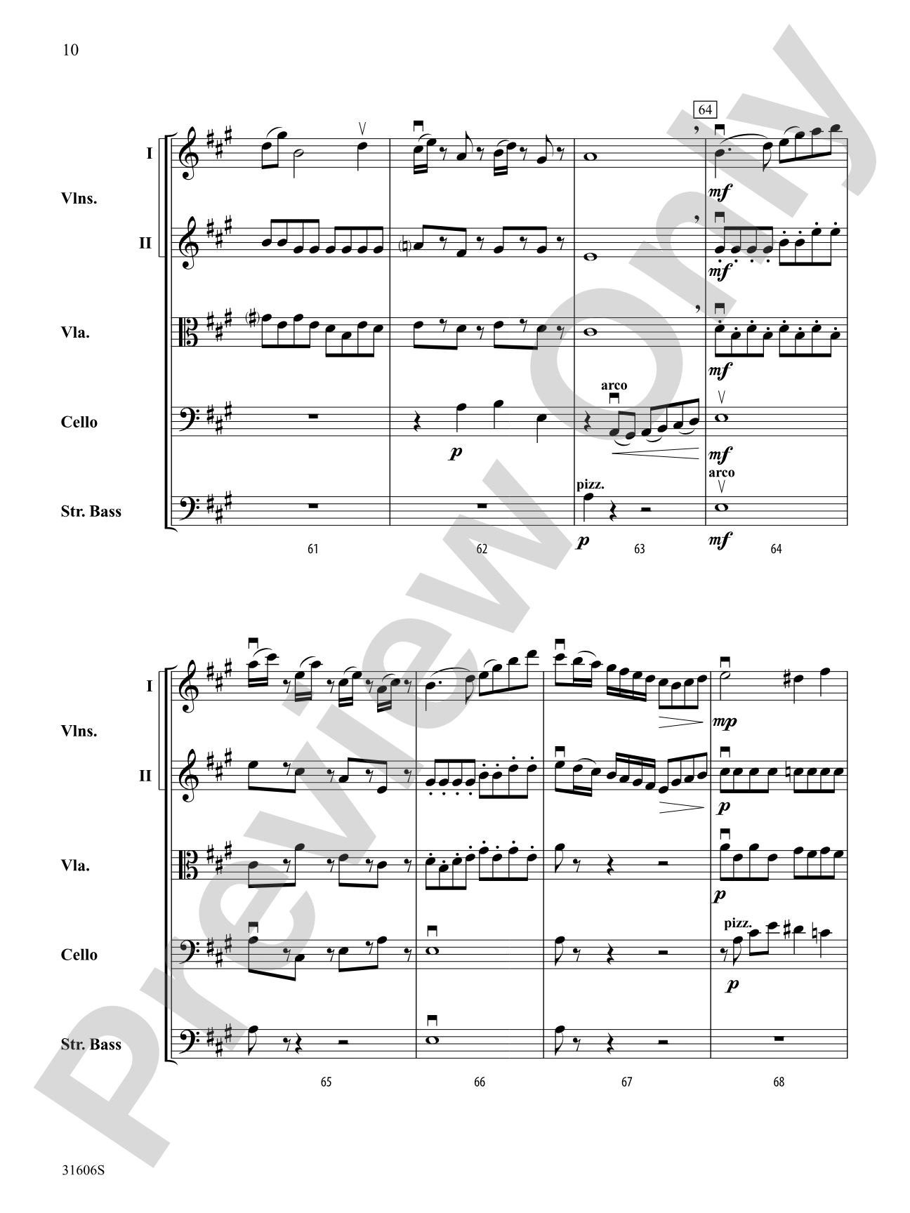 Legend of Sleepy Hollow: String Orchestra Conductor Score & Parts