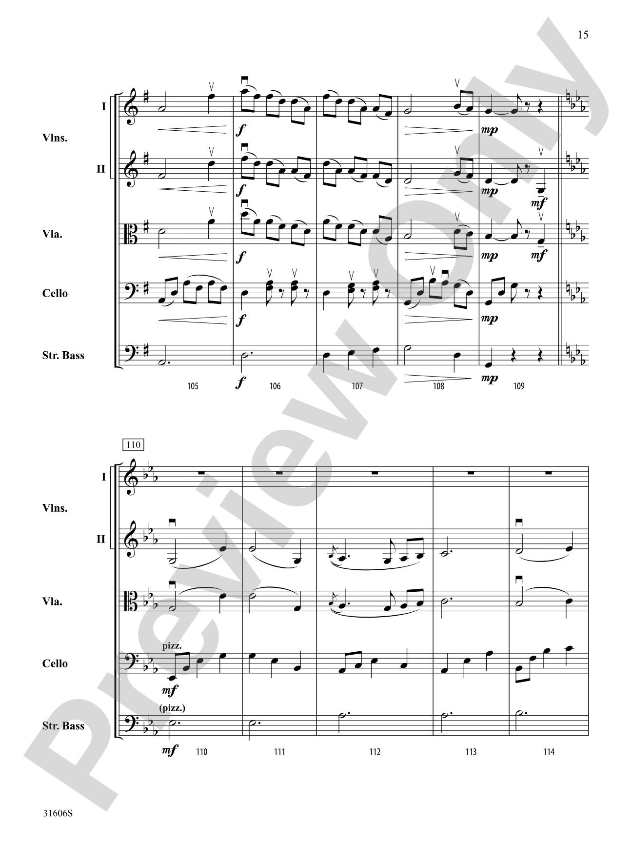 Legend of Sleepy Hollow: String Orchestra Conductor Score & Parts