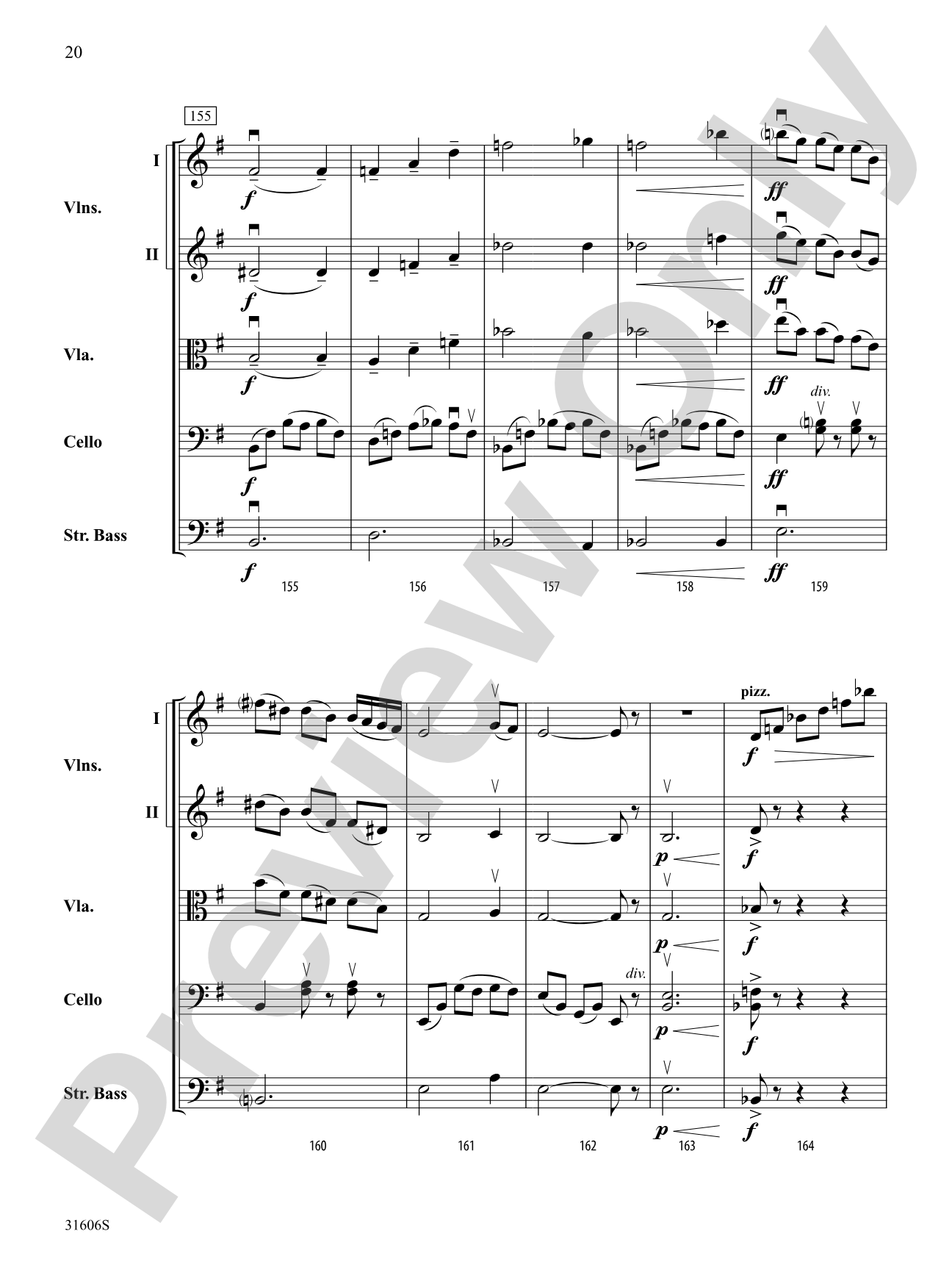 Legend of Sleepy Hollow: String Orchestra Conductor Score & Parts