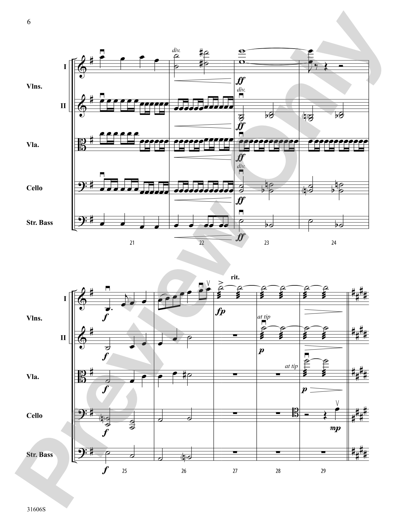 Legend of Sleepy Hollow: String Orchestra Conductor Score & Parts