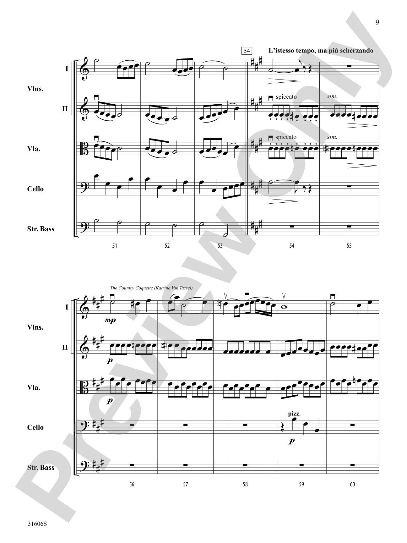 Legend of Sleepy Hollow: String Orchestra Conductor Score & Parts