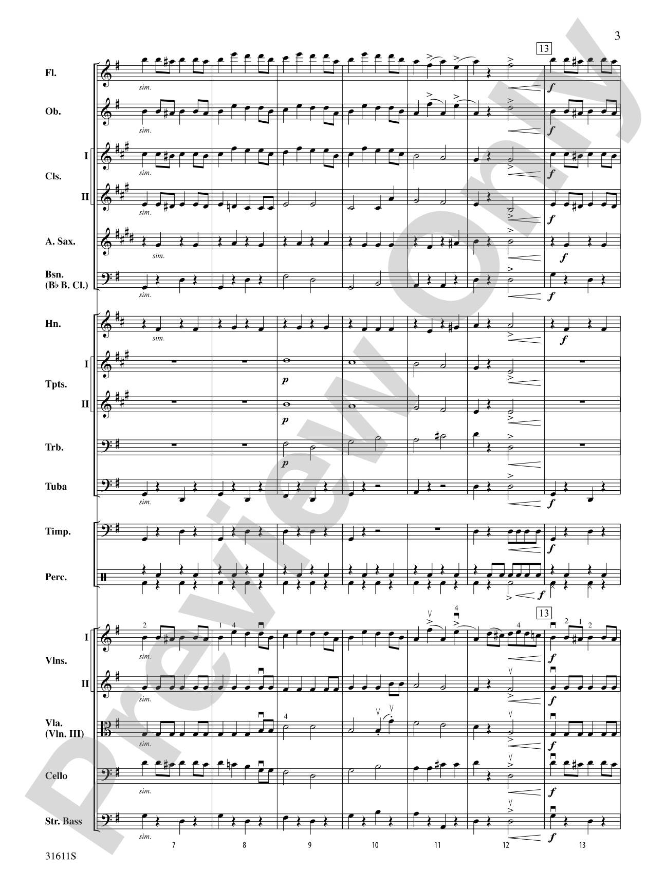 Radetzky March: Full Orchestra Conductor Score & Parts