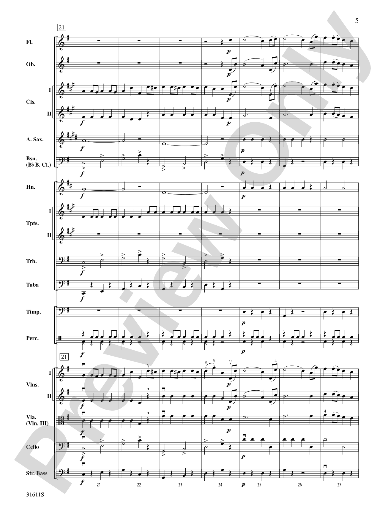 Radetzky March: Full Orchestra Conductor Score & Parts