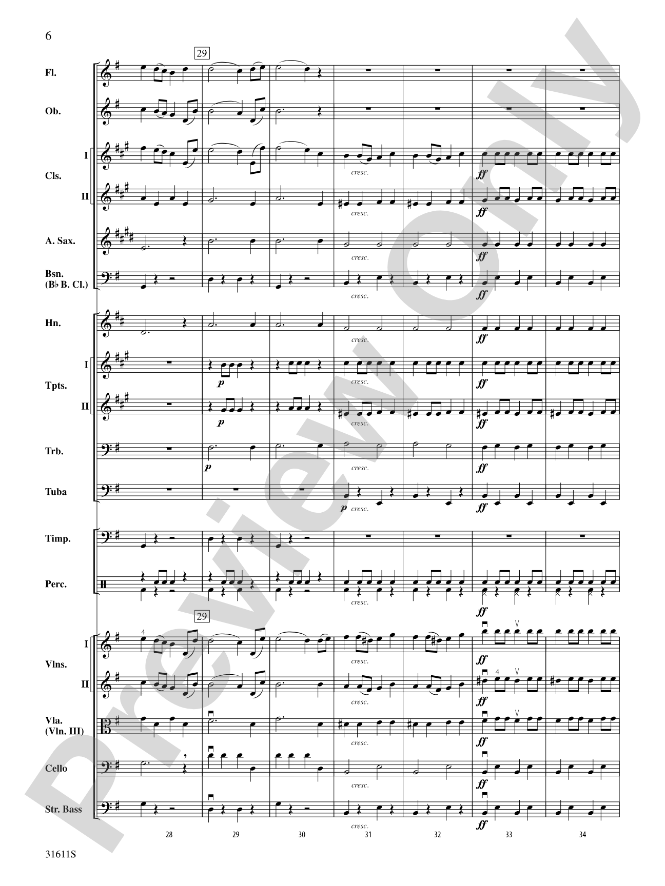 Radetzky March: Full Orchestra Conductor Score & Parts