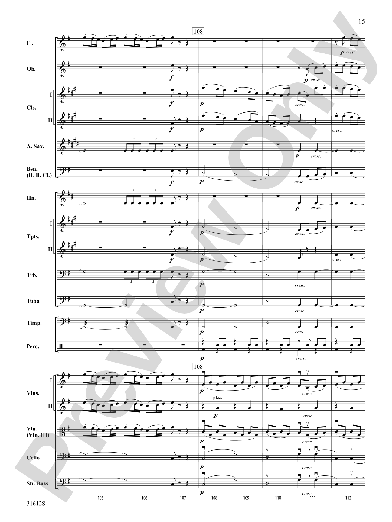 Pastoral Symphony (First Movement): Full Orchestra Conductor Score & Parts