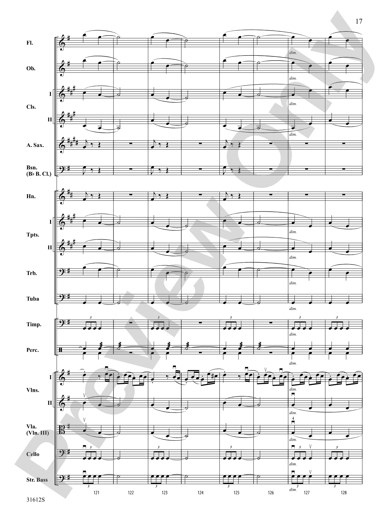 Pastoral Symphony (First Movement): Full Orchestra Conductor Score & Parts