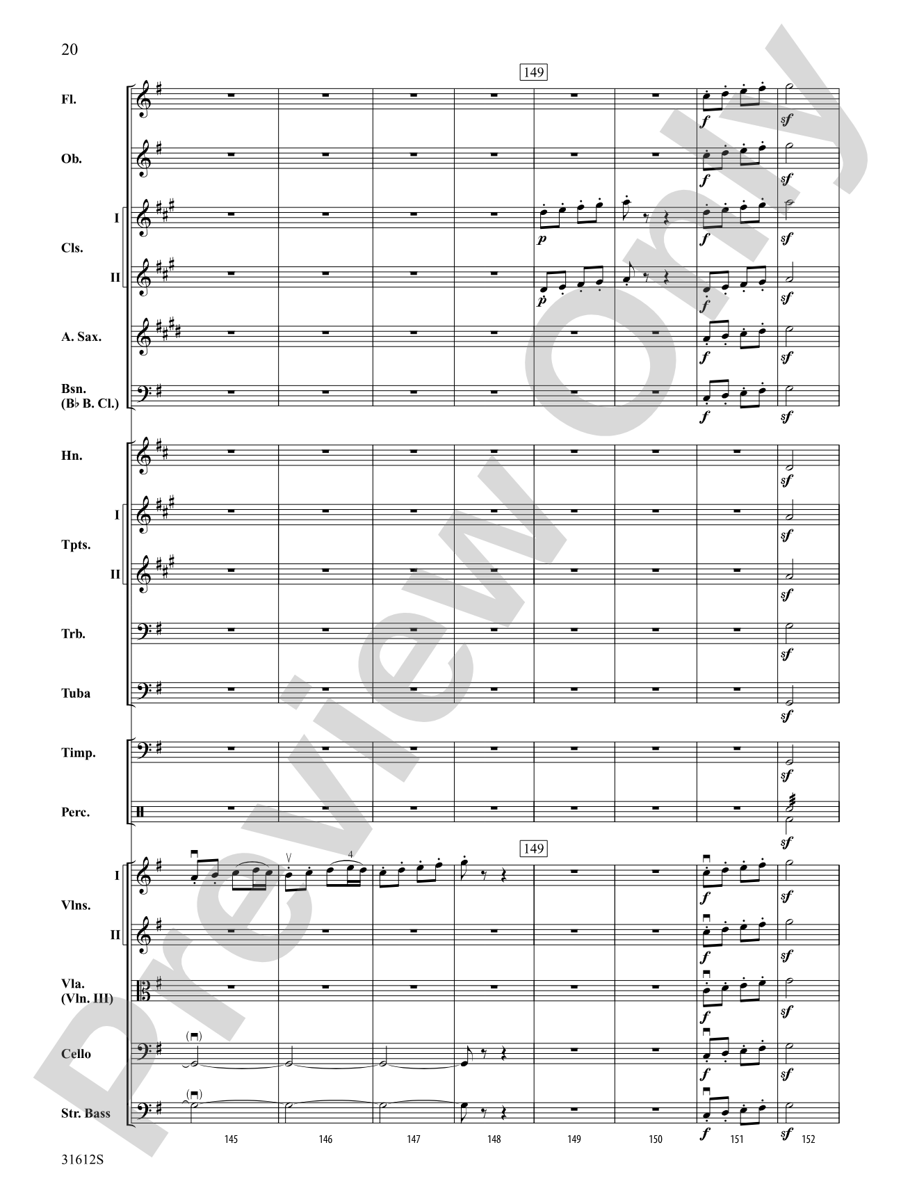 Pastoral Symphony (First Movement): Full Orchestra Conductor Score & Parts