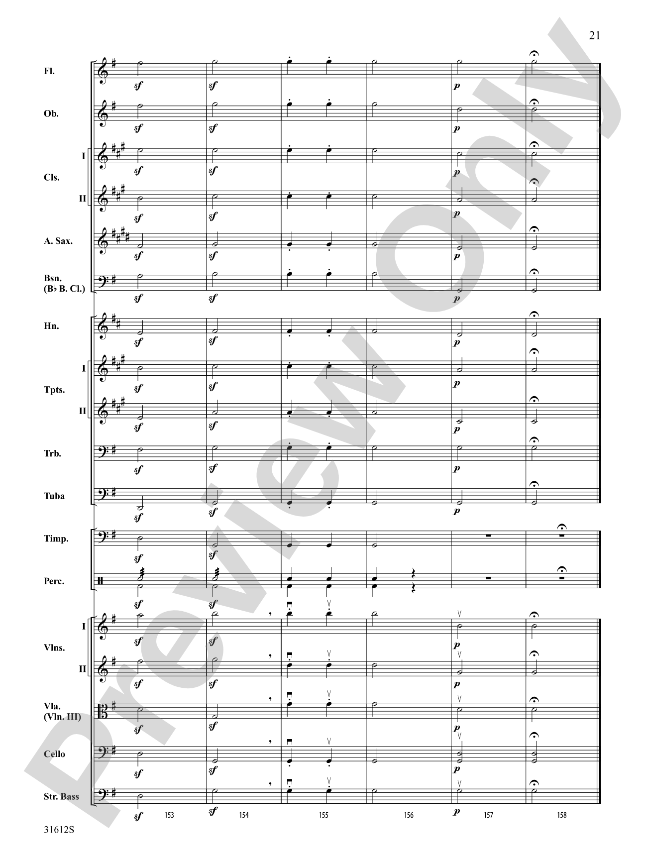 Pastoral Symphony (First Movement): Full Orchestra Conductor Score & Parts