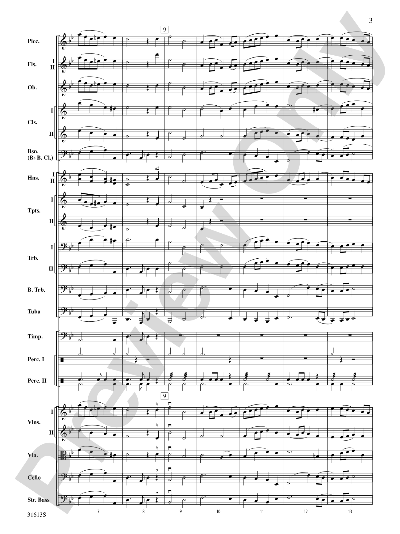 Grande Processional for an Academic Occasion: Full Orchestra Conductor Score & Parts