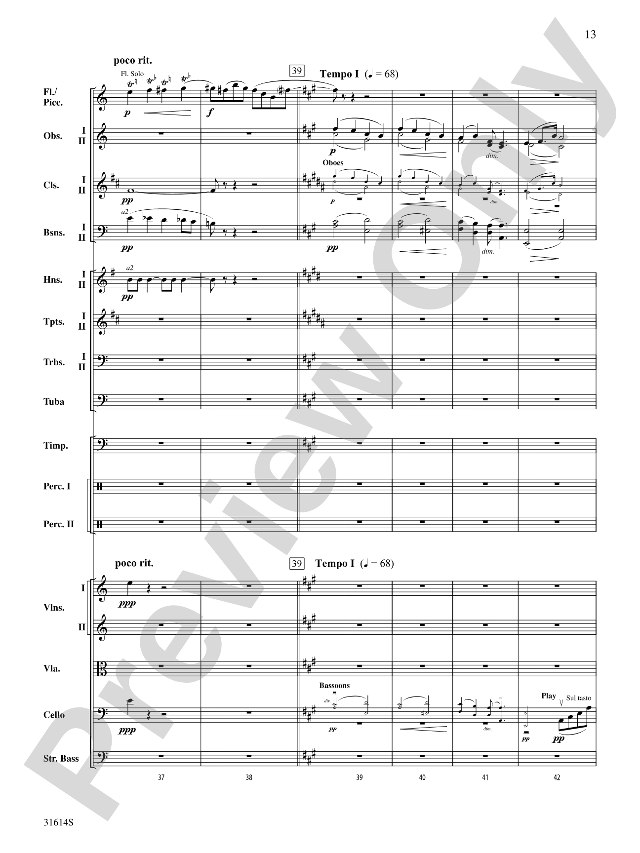 Selections from American Suite: Full Orchestra Conductor Score & Parts