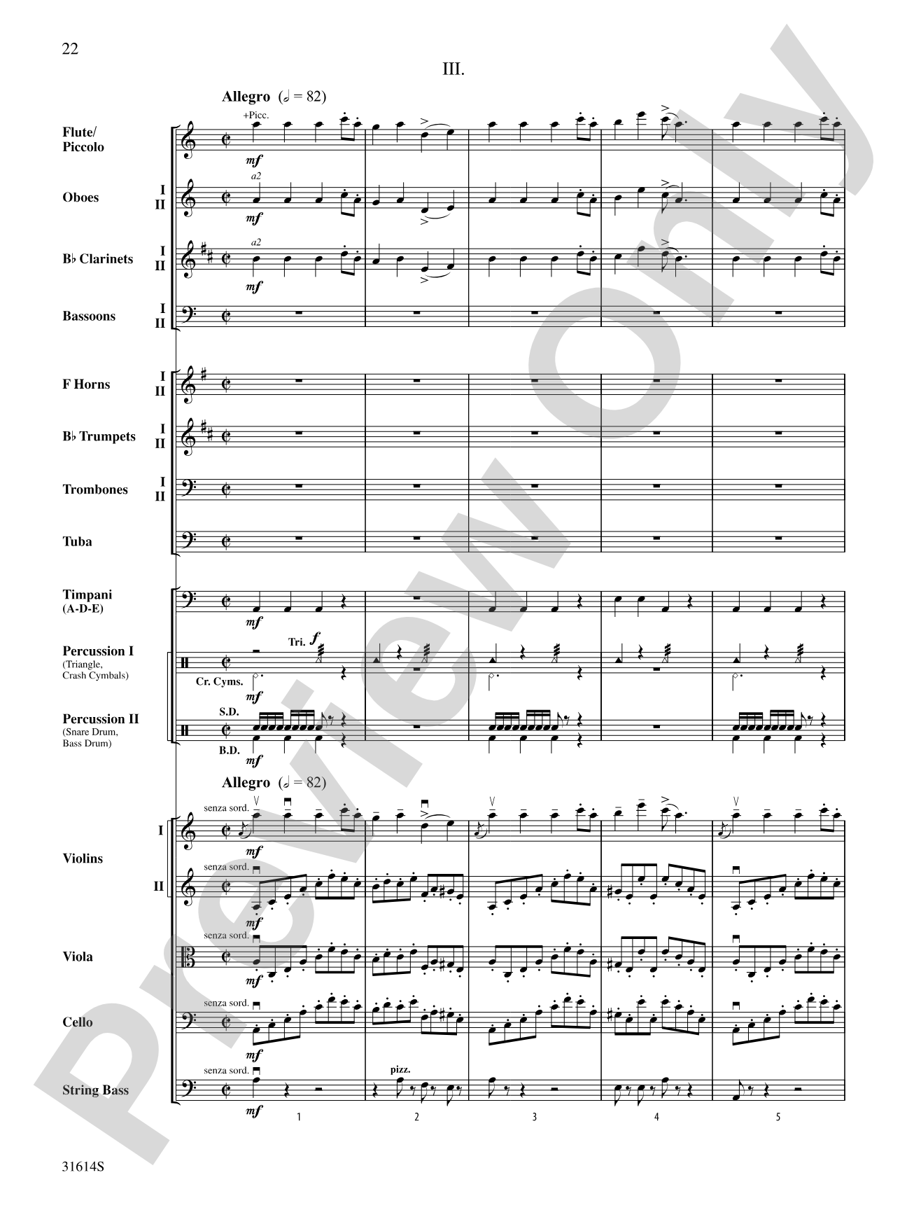 Selections from American Suite: Full Orchestra Conductor Score & Parts