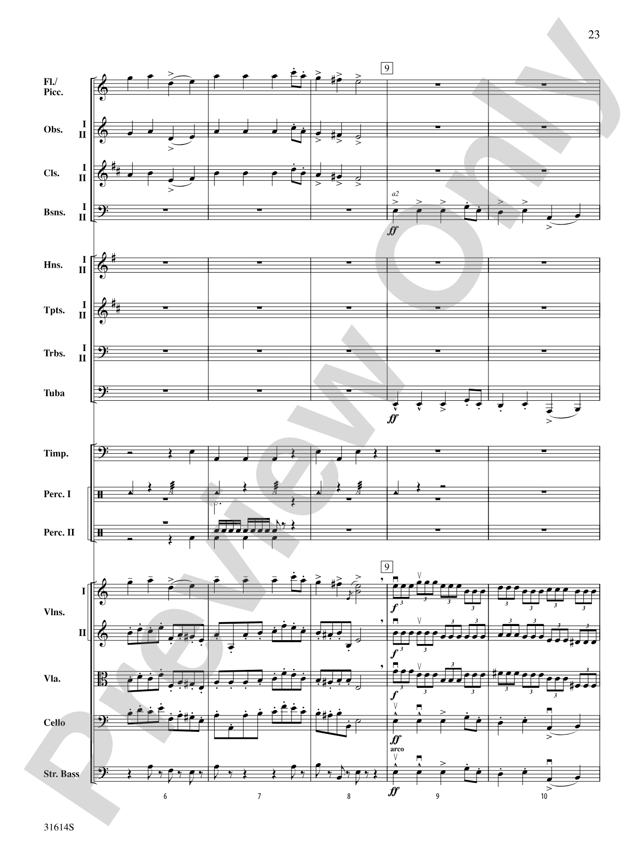 Selections from American Suite: Full Orchestra Conductor Score & Parts