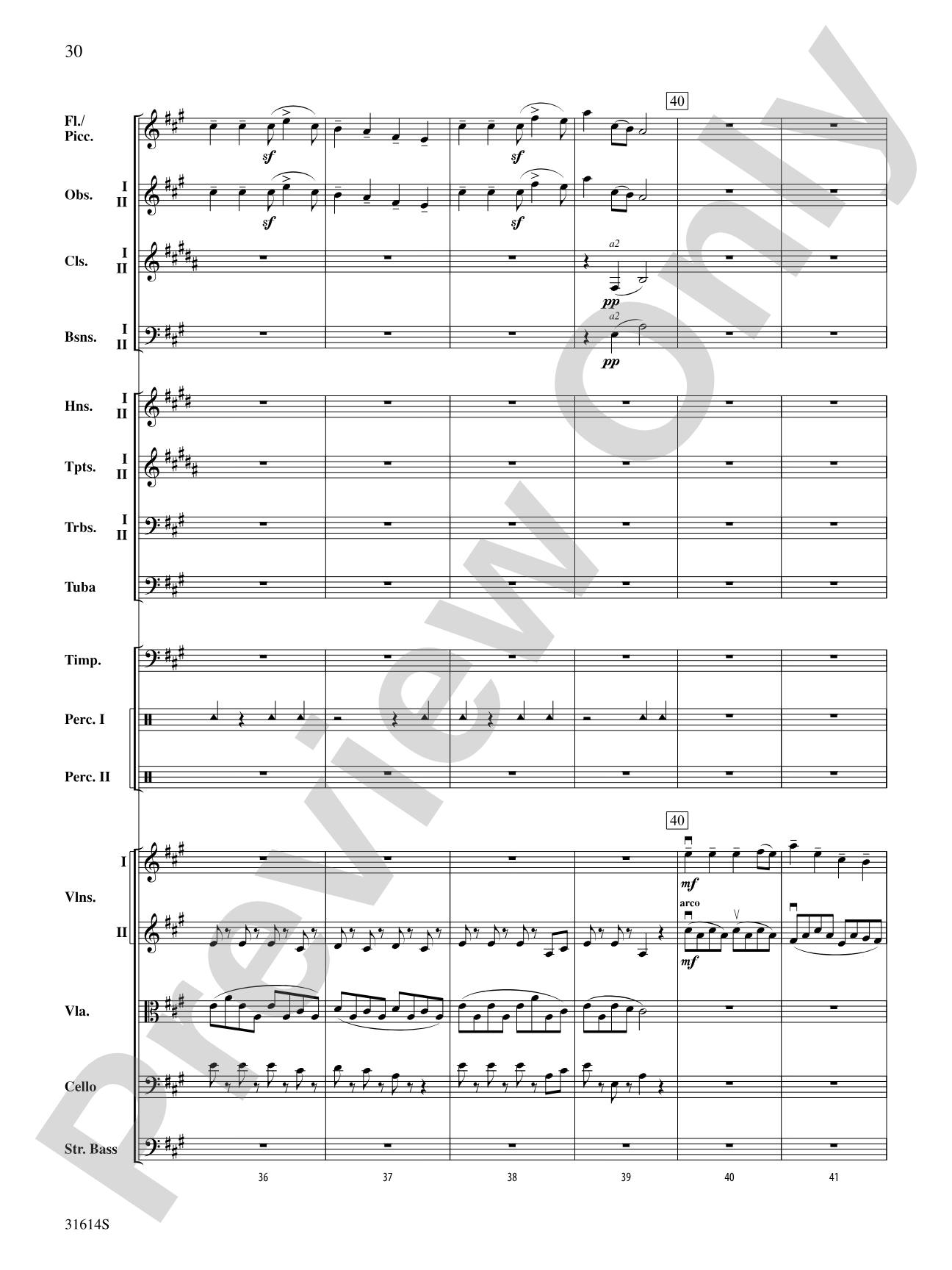 Selections from American Suite: Full Orchestra Conductor Score & Parts