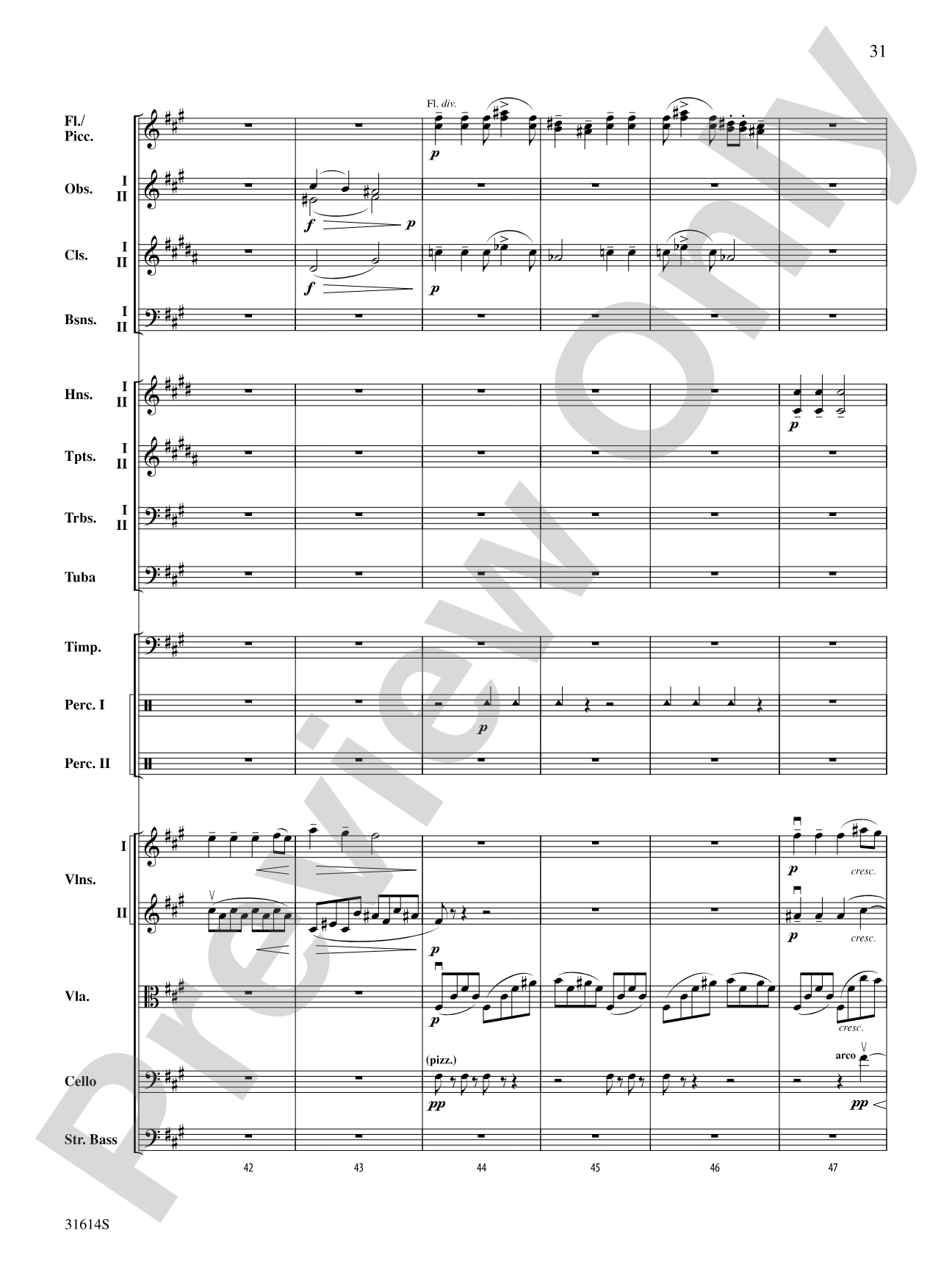 Selections from American Suite: Full Orchestra Conductor Score & Parts