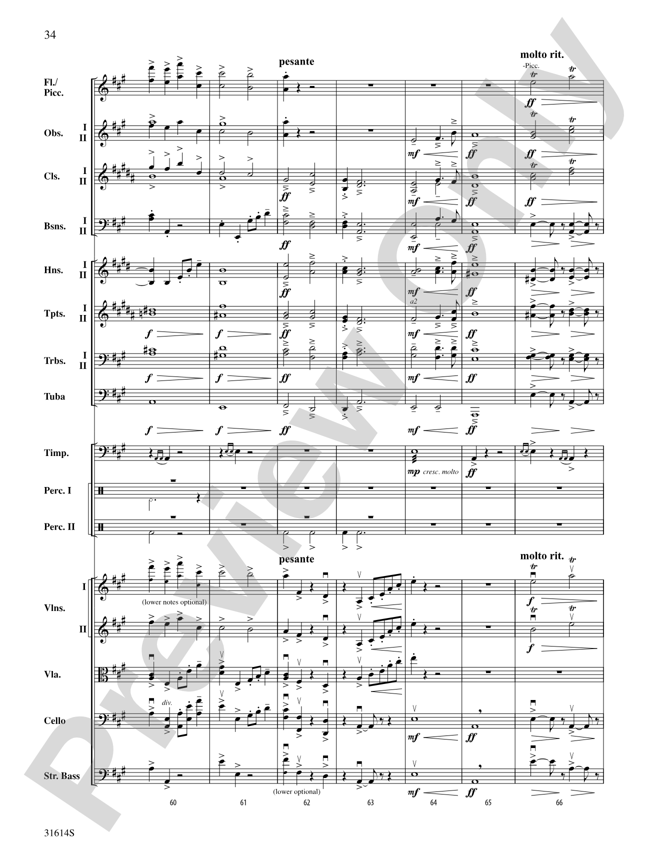Selections from American Suite: Full Orchestra Conductor Score & Parts