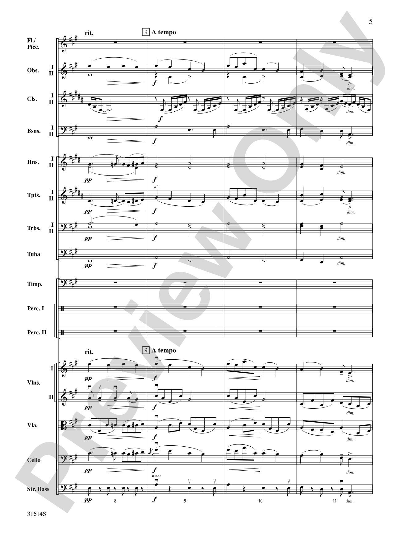 Selections from American Suite: Full Orchestra Conductor Score & Parts