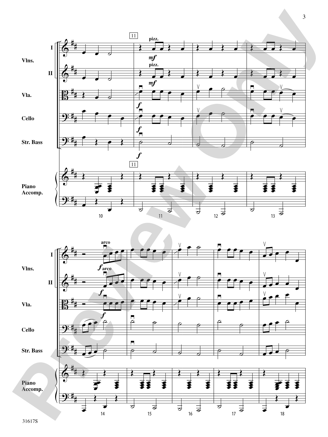 American Fiddle Medley: String Orchestra Conductor Score & Parts