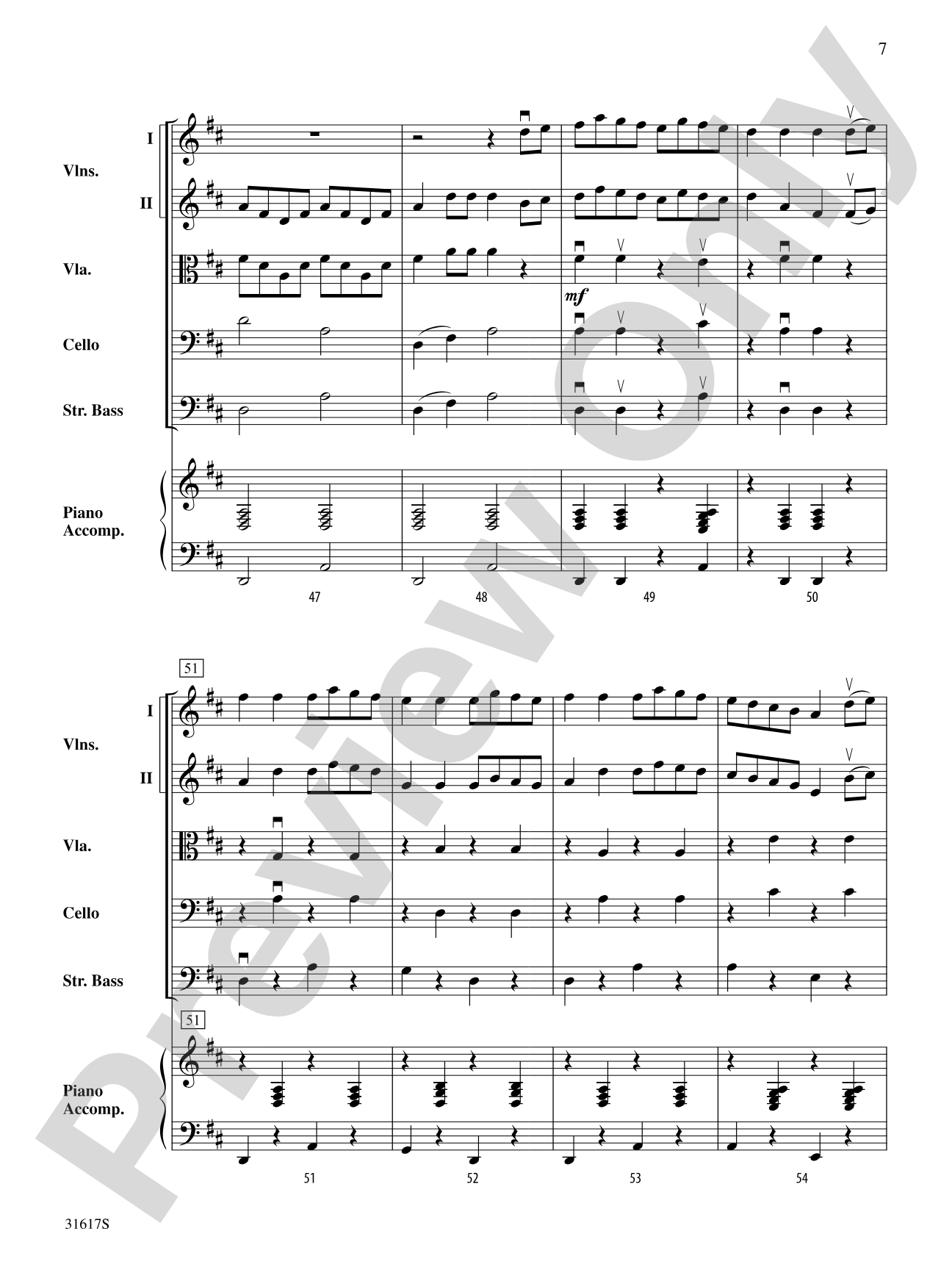 American Fiddle Medley: String Orchestra Conductor Score & Parts