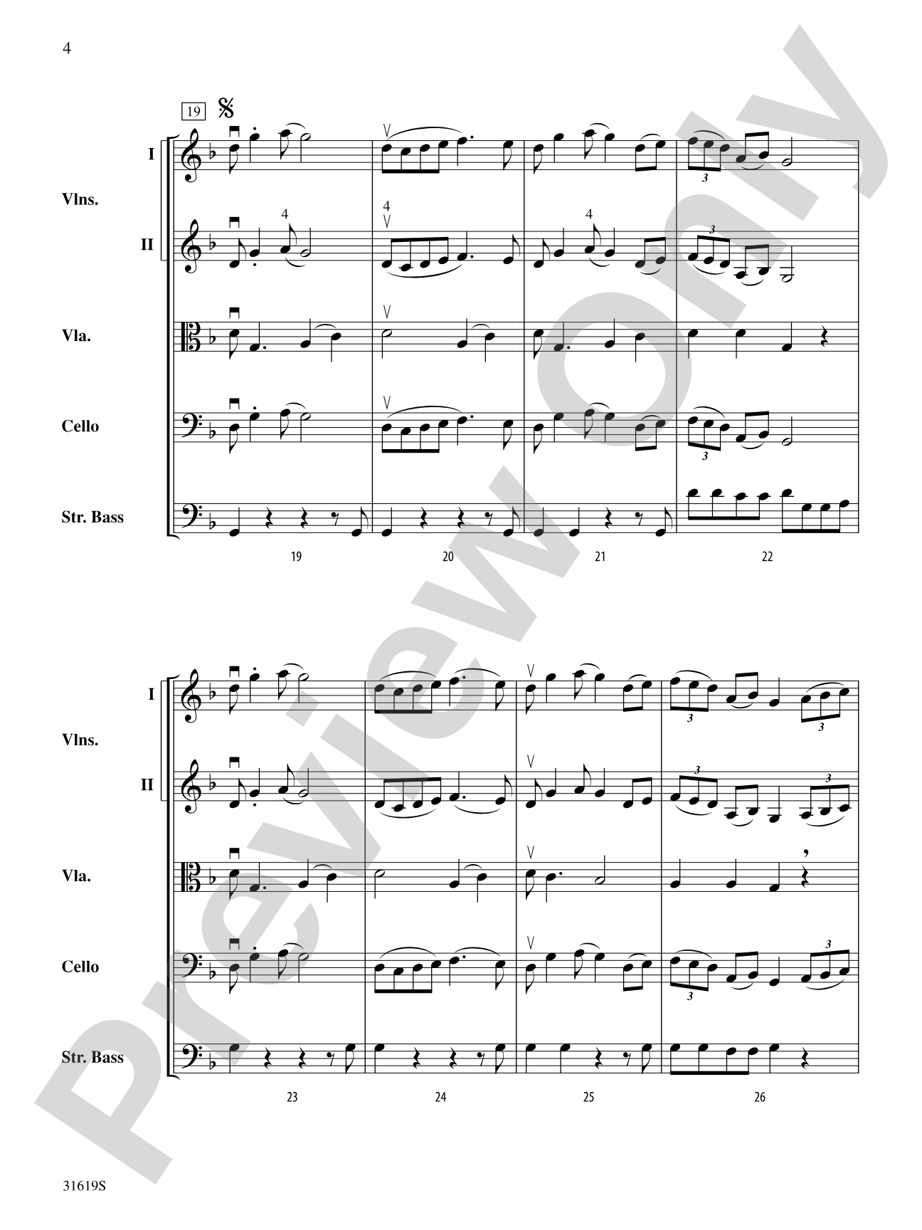 Twin Sisters: String Orchestra Conductor Score & Parts