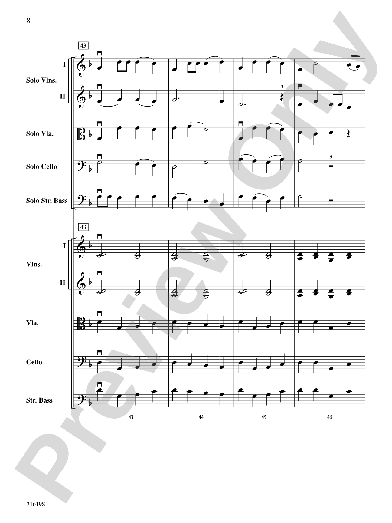 Twin Sisters: String Orchestra Conductor Score & Parts
