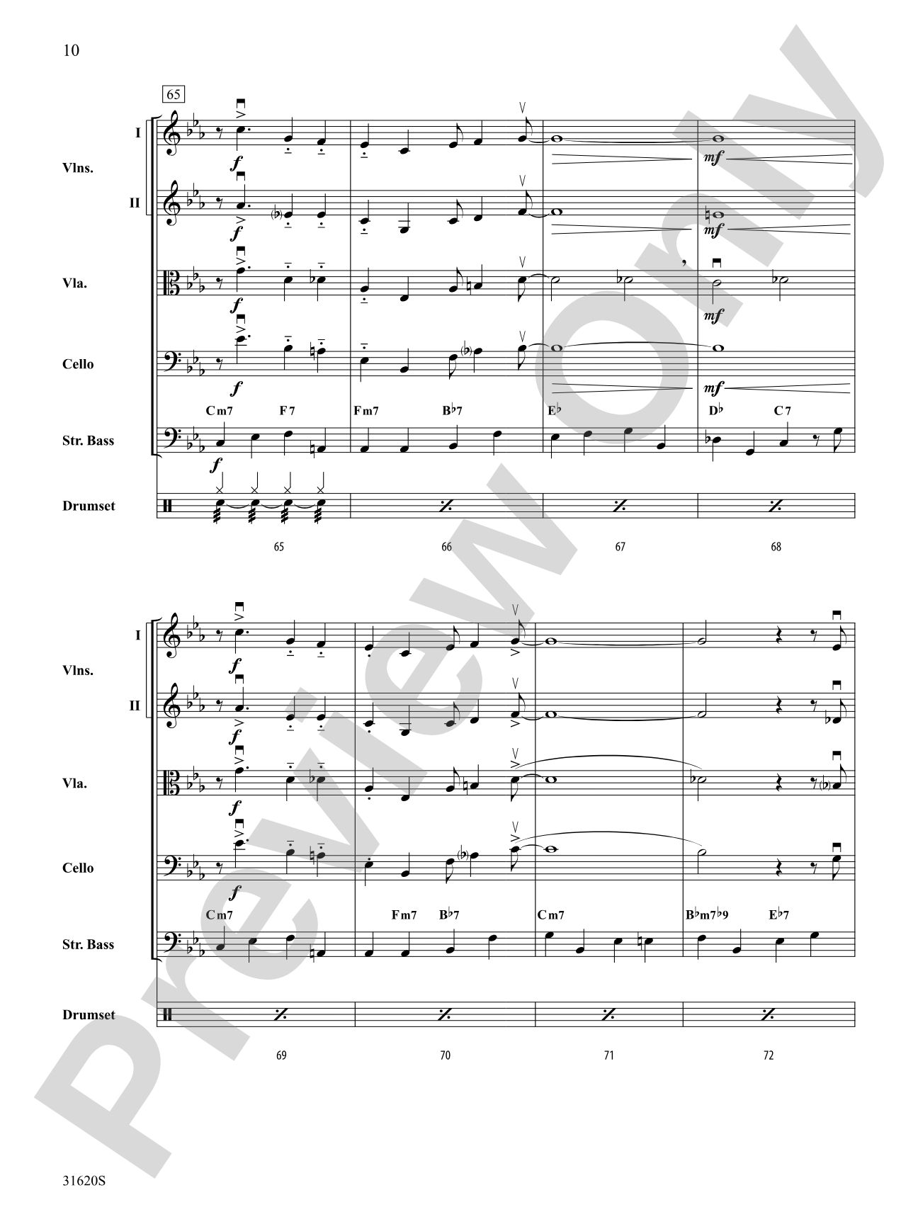 Li'l Darlin': String Orchestra Conductor Score & Parts