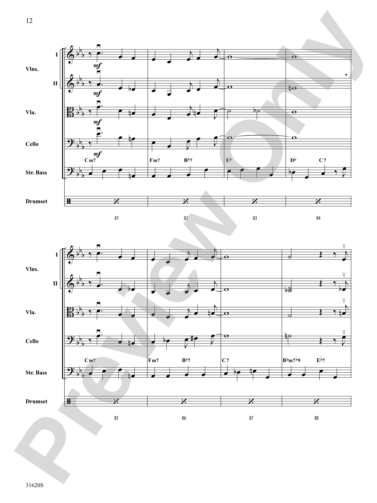 Li'l Darlin': String Orchestra Conductor Score & Parts