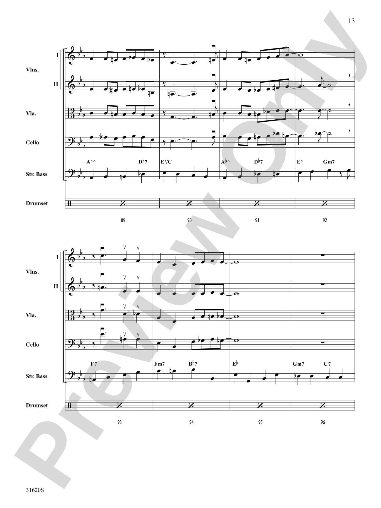 Li'l Darlin': String Orchestra Conductor Score & Parts