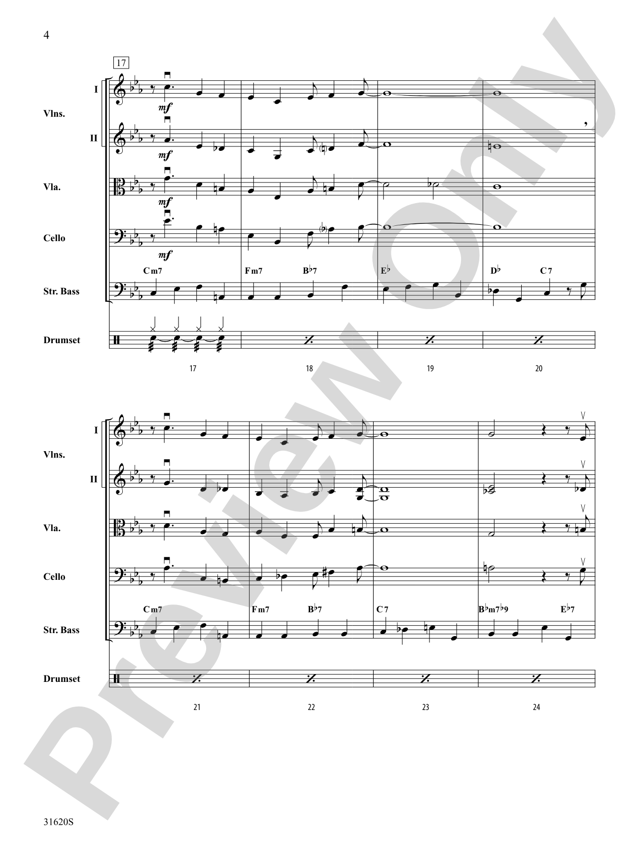 Li'l Darlin': String Orchestra Conductor Score & Parts