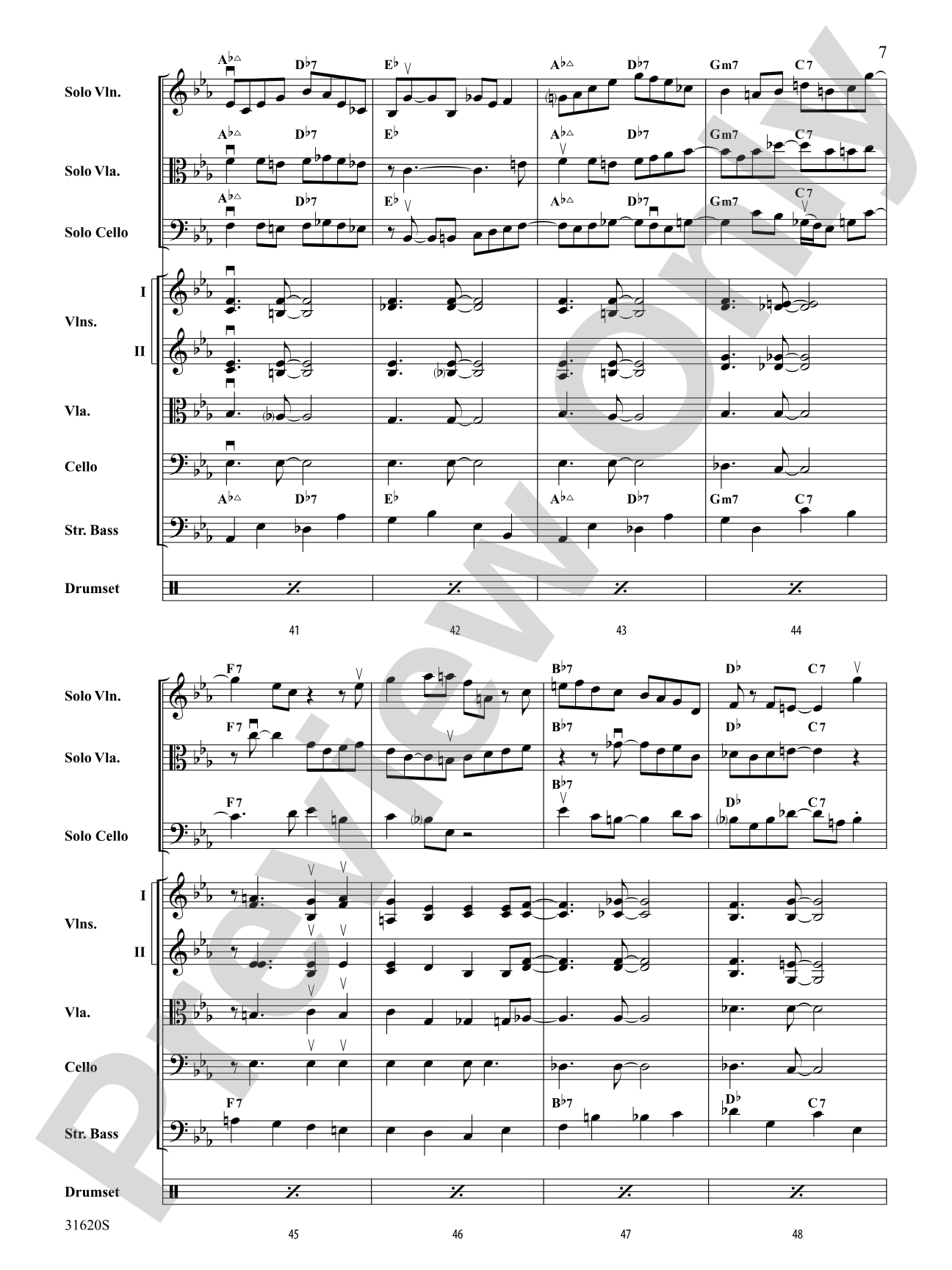 Li'l Darlin': String Orchestra Conductor Score & Parts