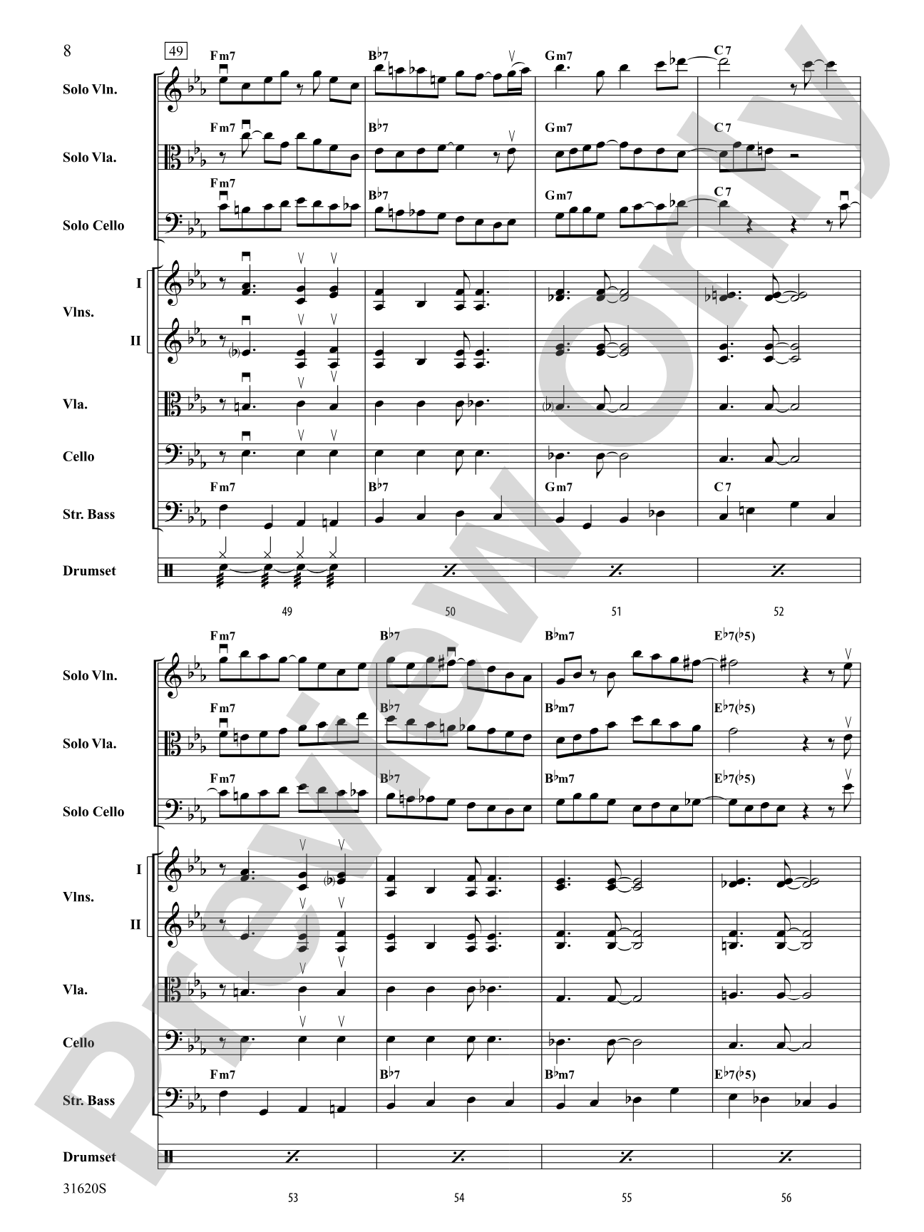 Li'l Darlin': String Orchestra Conductor Score & Parts