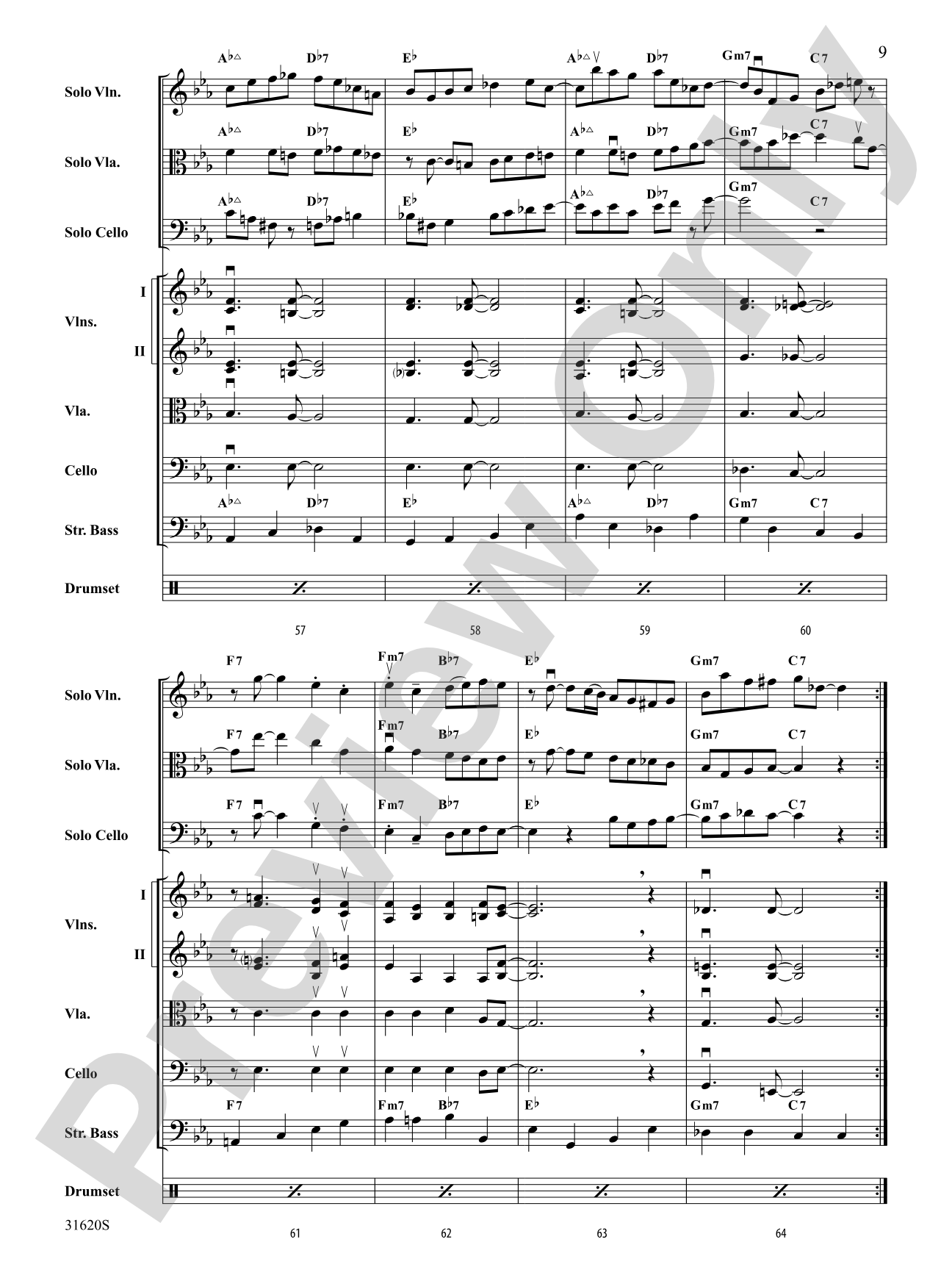 Li'l Darlin': String Orchestra Conductor Score & Parts
