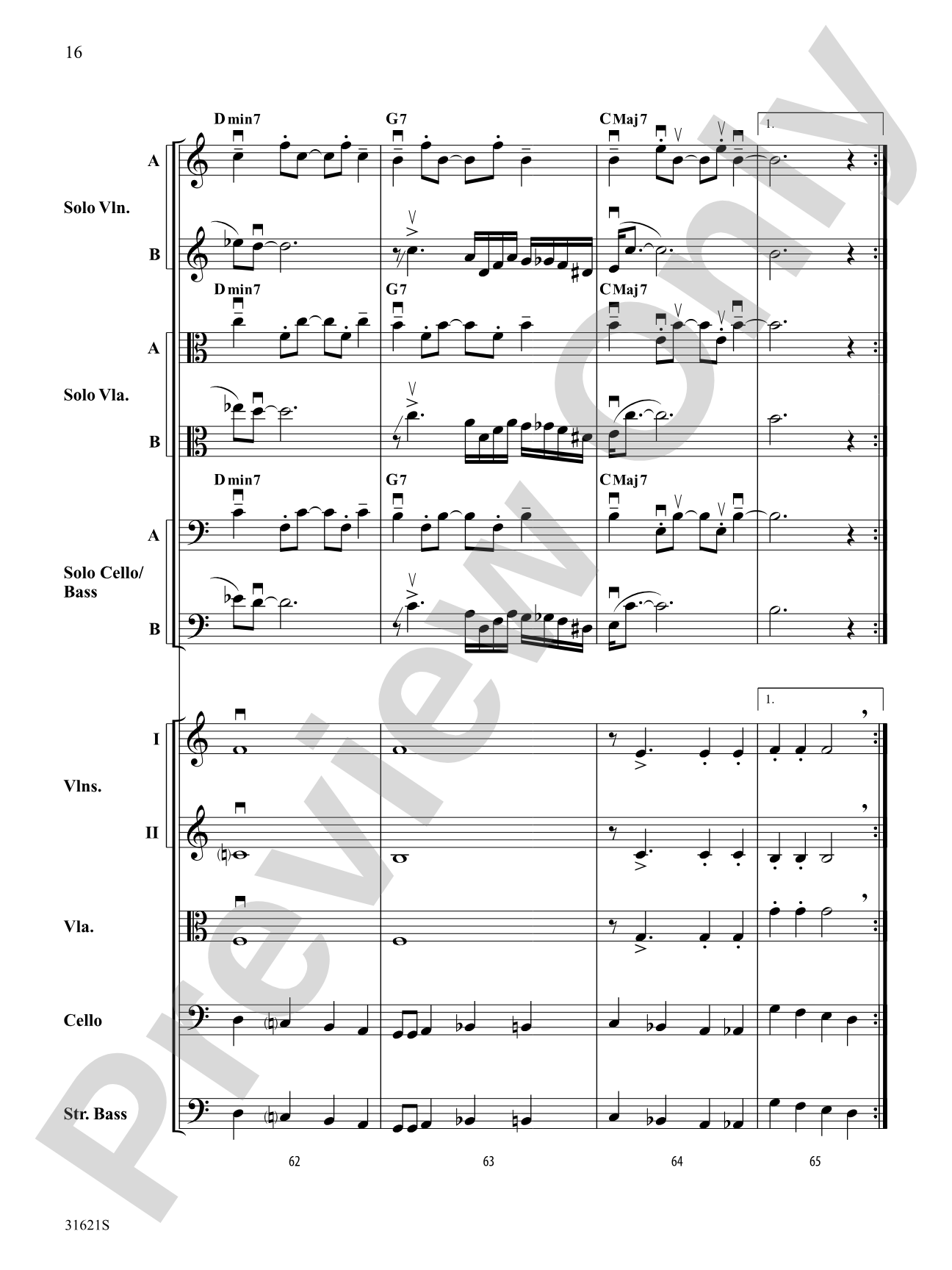 Don't Get Around Much Anymore: String Orchestra Conductor Score & Parts