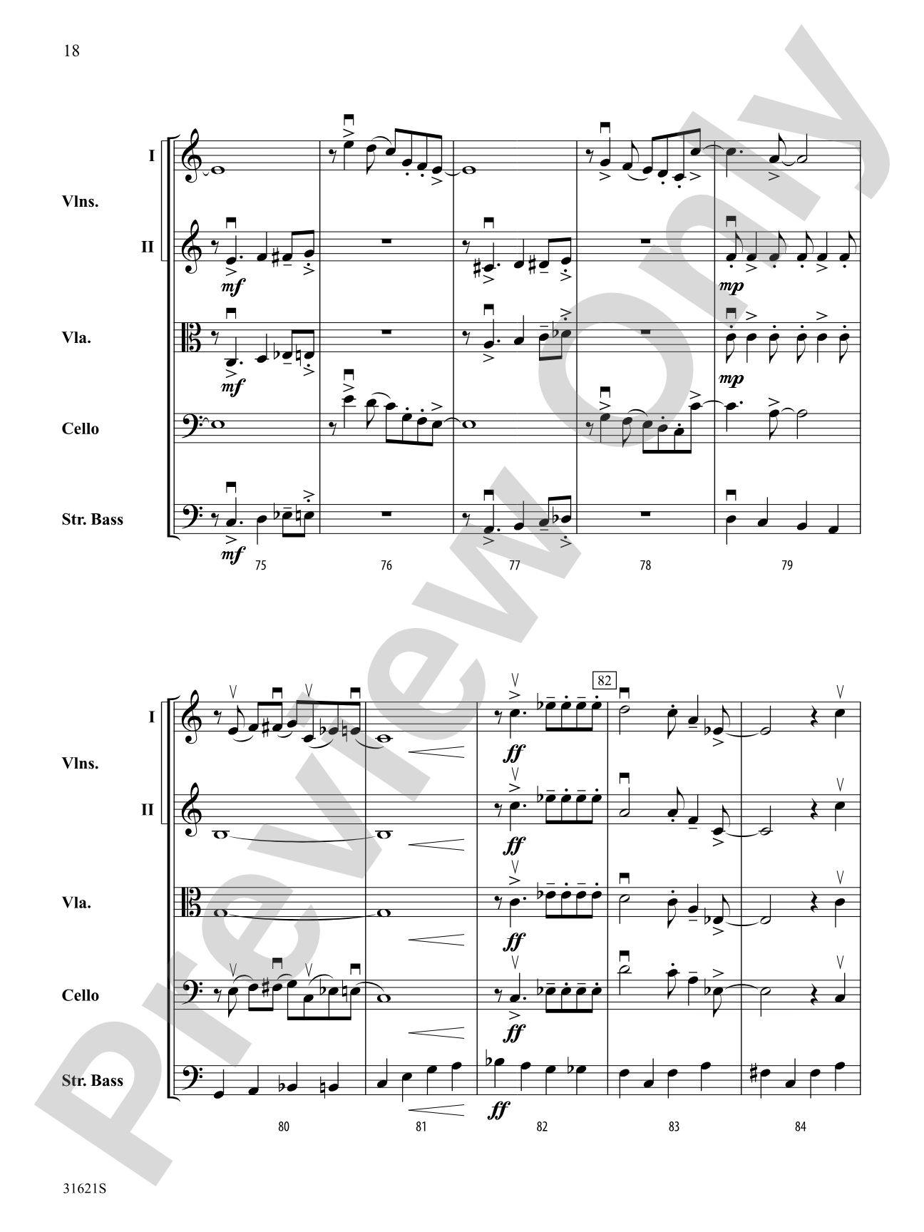 Don't Get Around Much Anymore: String Orchestra Conductor Score & Parts
