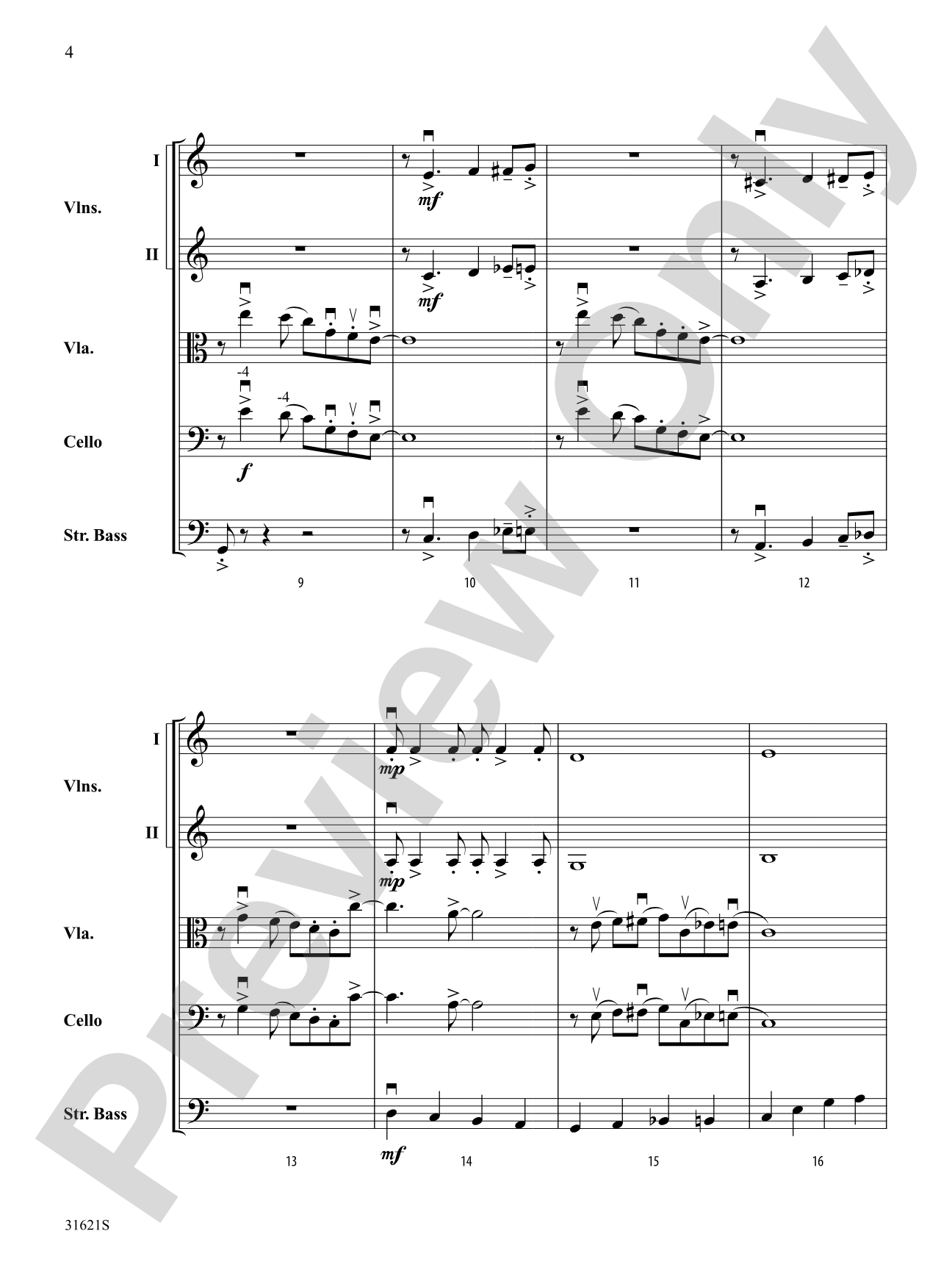 Don't Get Around Much Anymore: String Orchestra Conductor Score & Parts