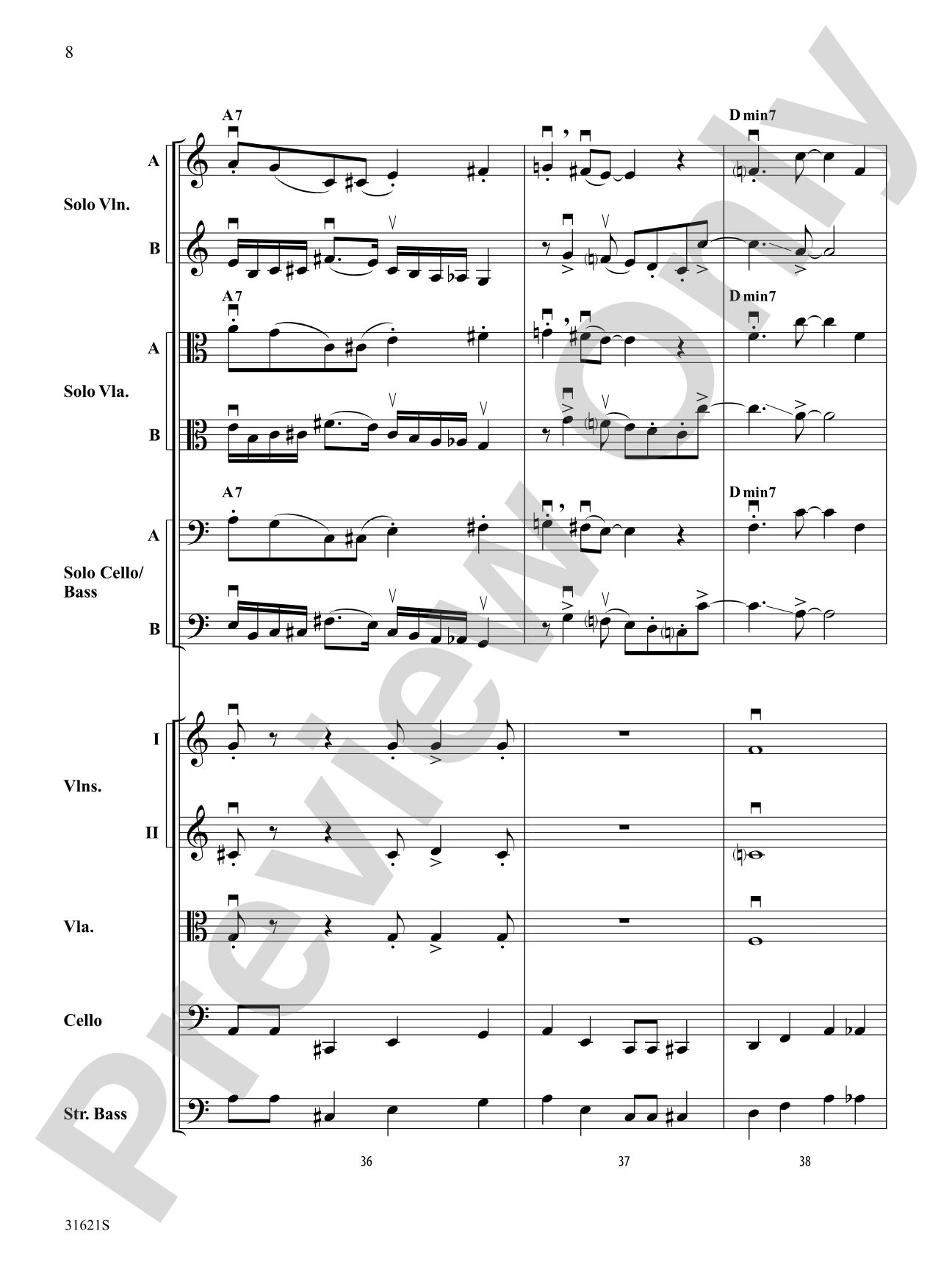 Don't Get Around Much Anymore: String Orchestra Conductor Score & Parts