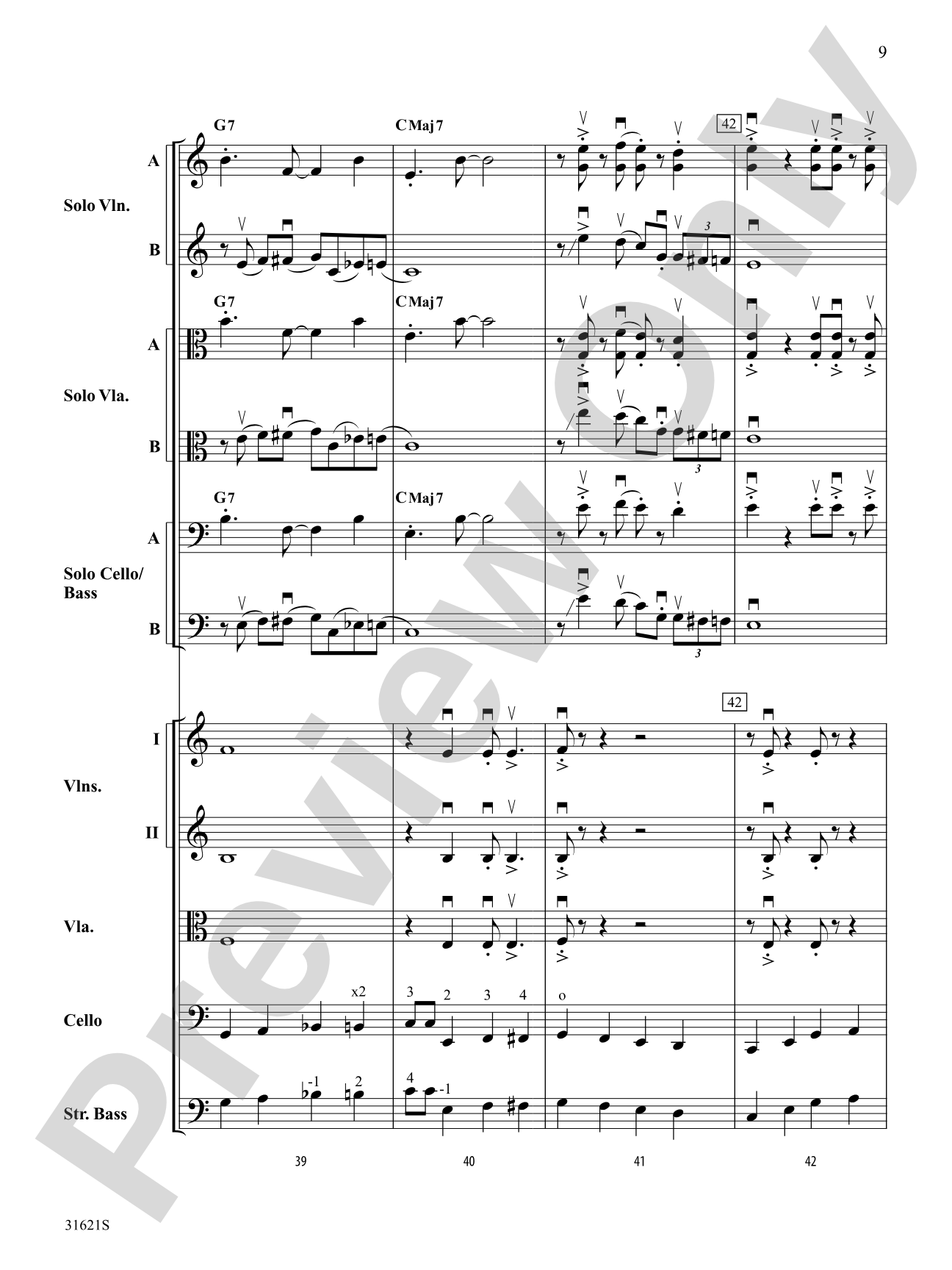 Don't Get Around Much Anymore: String Orchestra Conductor Score & Parts