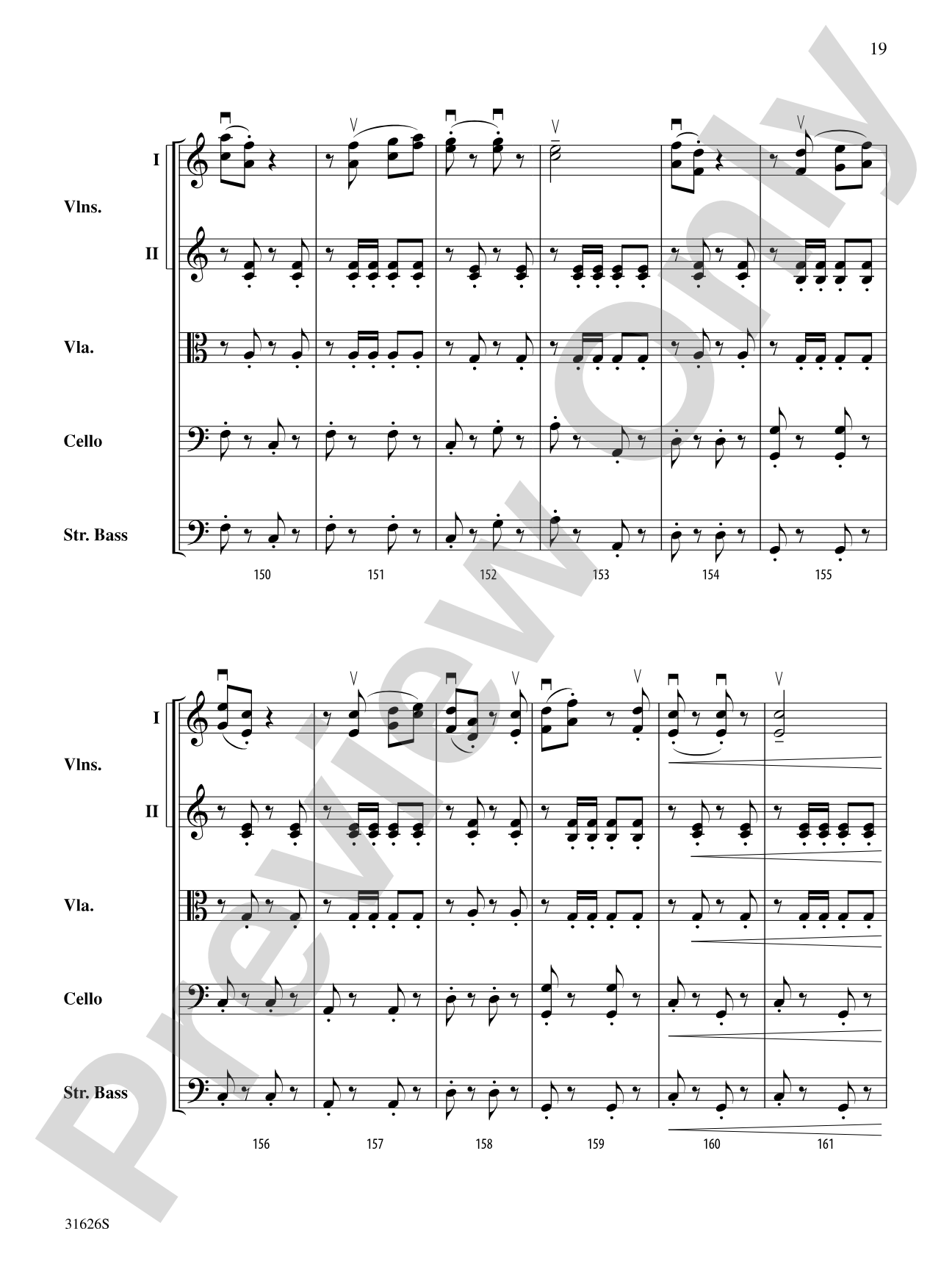 Variable Stars: String Orchestra Conductor Score & Parts