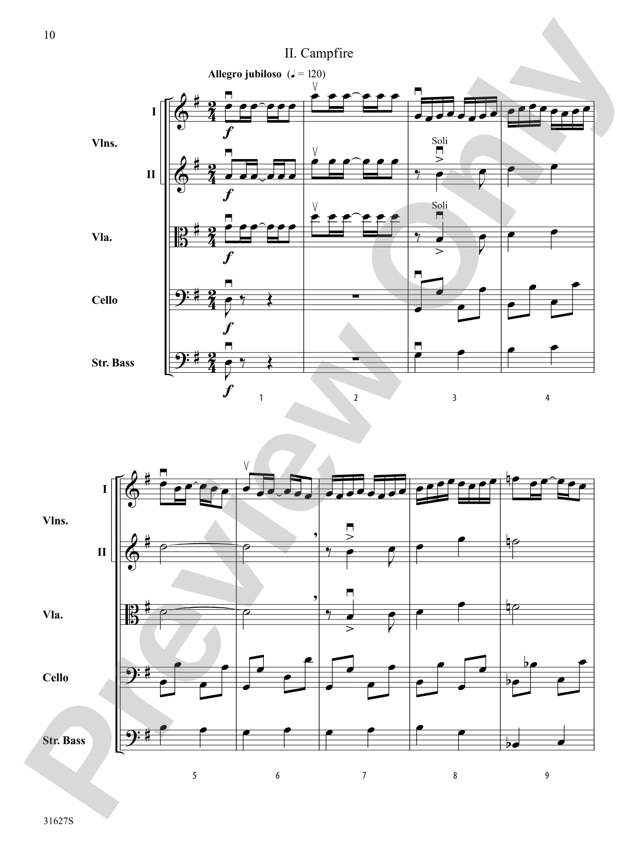 A Birch Bay Celebration: String Orchestra Conductor Score & Parts