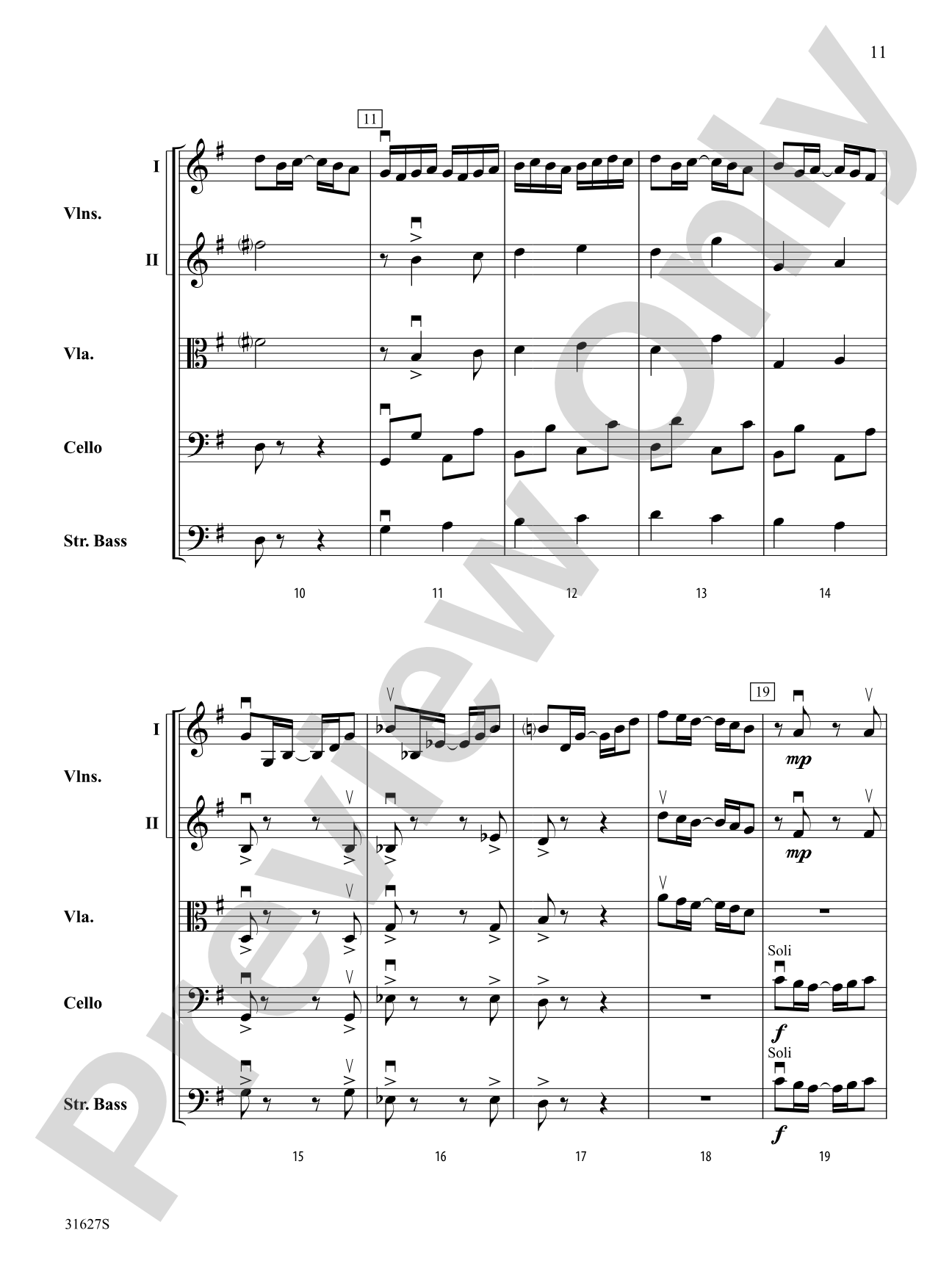 A Birch Bay Celebration: String Orchestra Conductor Score & Parts