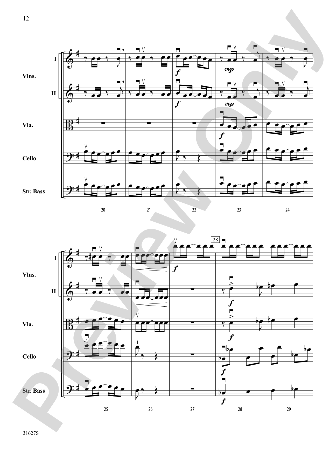 A Birch Bay Celebration: String Orchestra Conductor Score & Parts