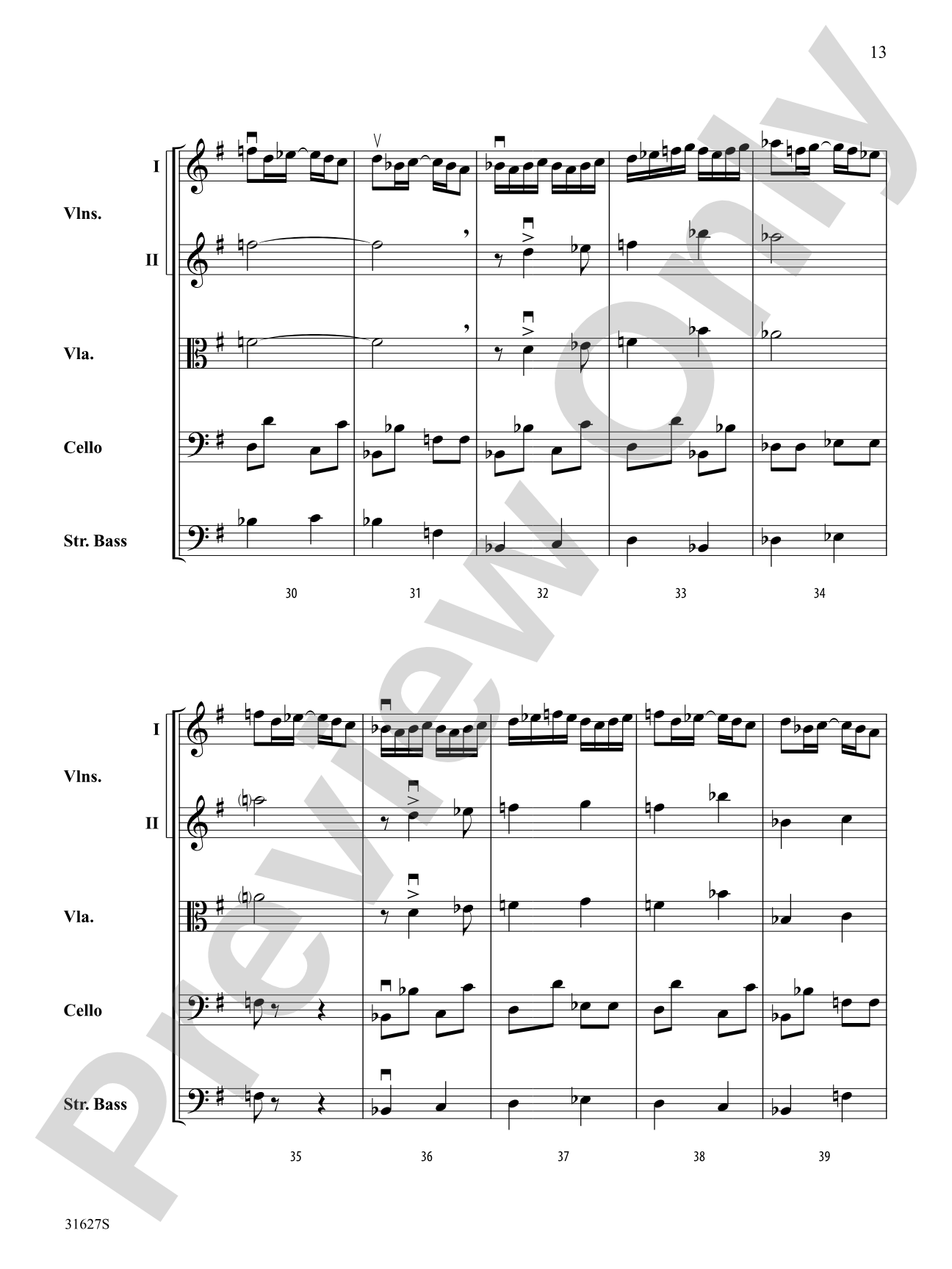 A Birch Bay Celebration: String Orchestra Conductor Score & Parts